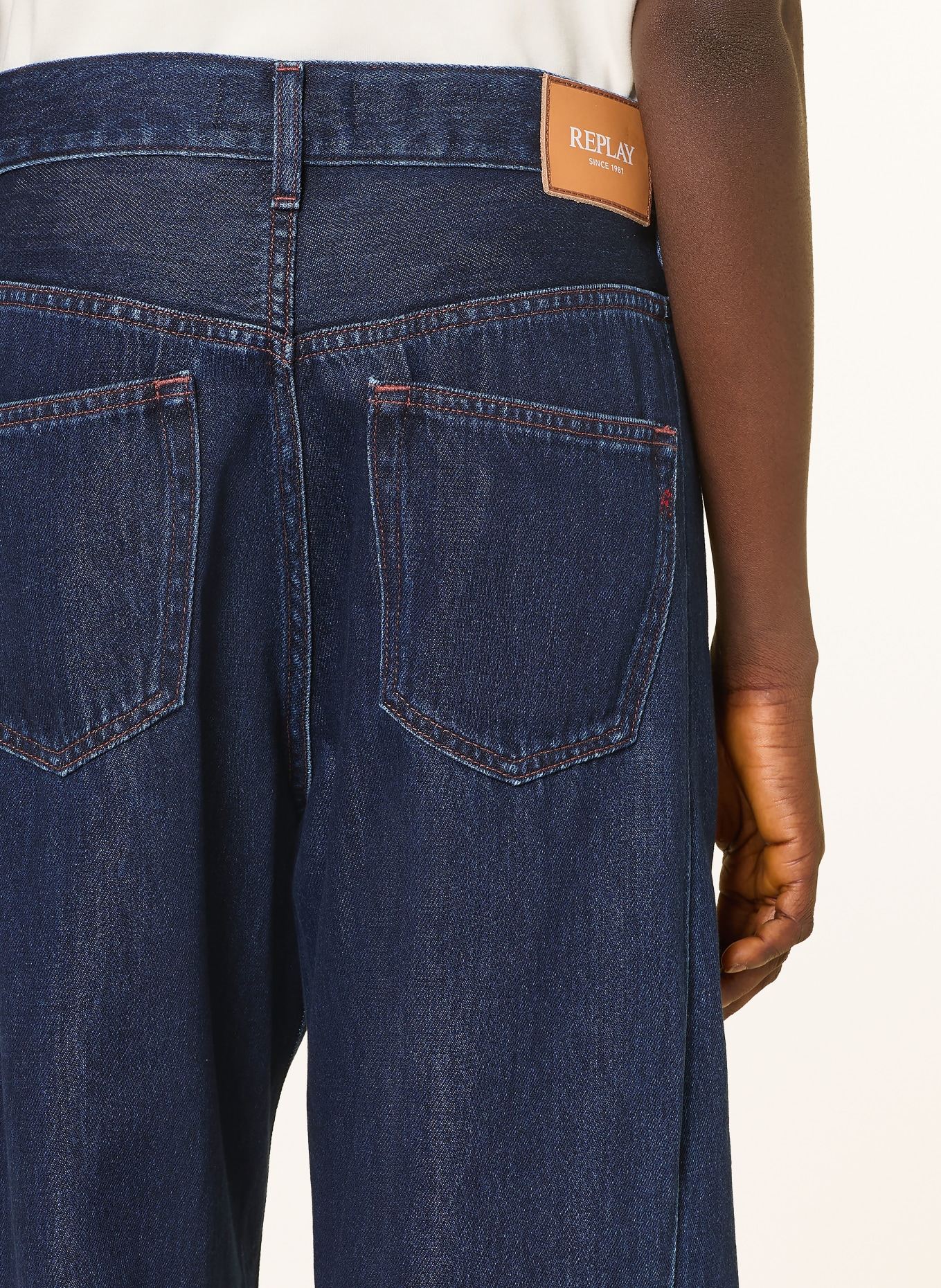 REPLAY Wide Leg Jeans NARJA: 007 DARK BLUE