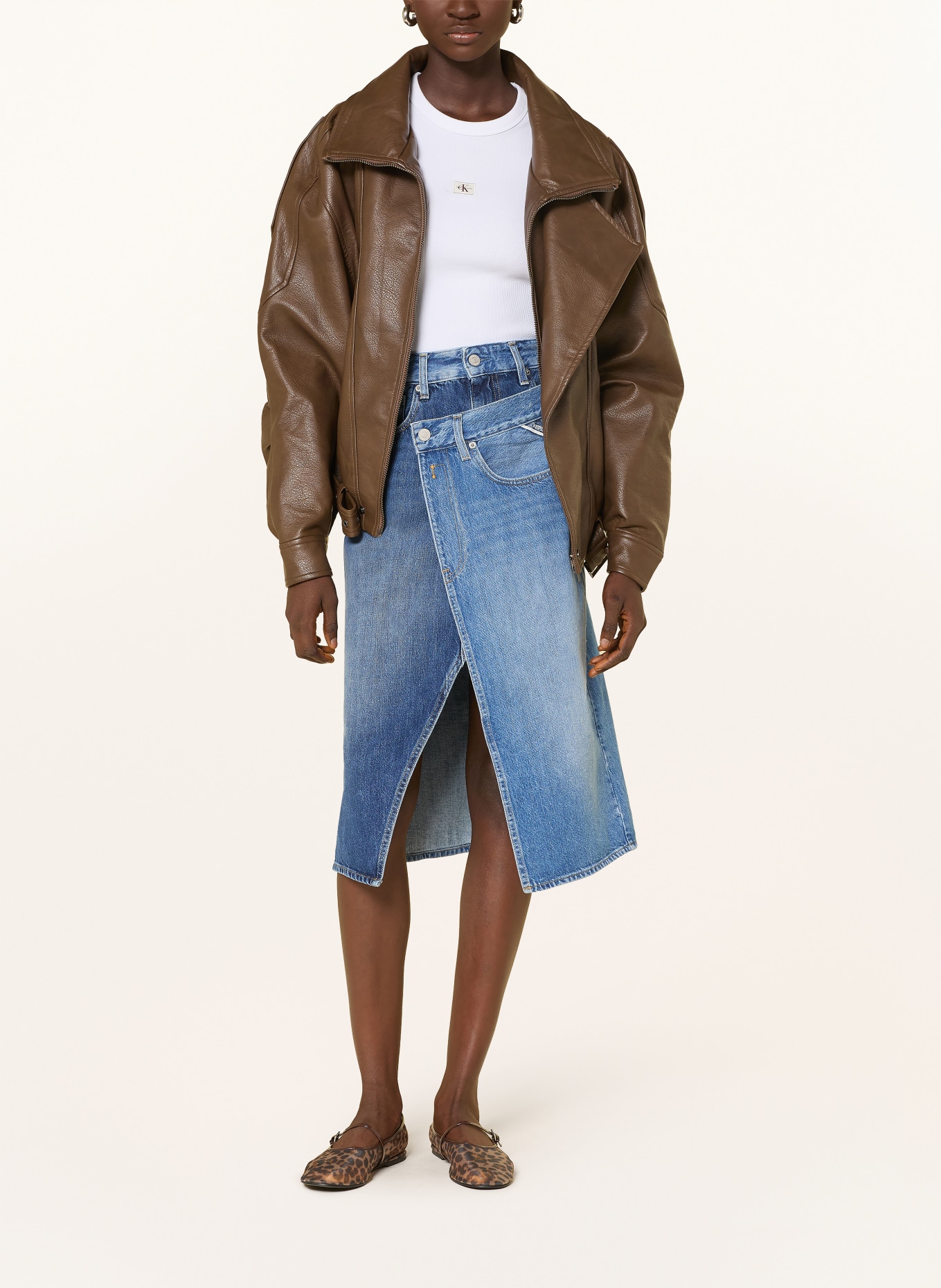 REPLAY denim skirt: BLUE