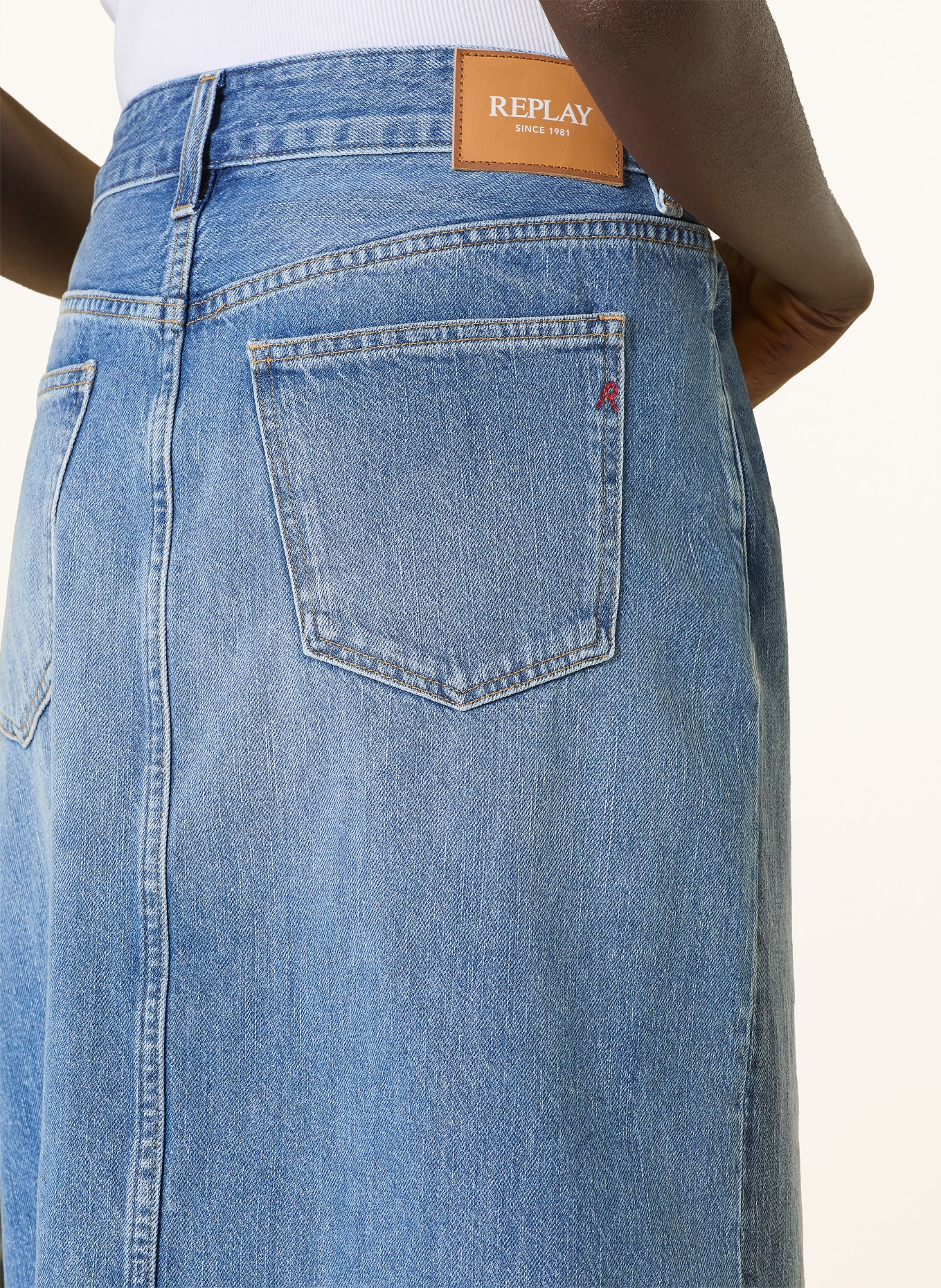 REPLAY denim skirt: BLUE