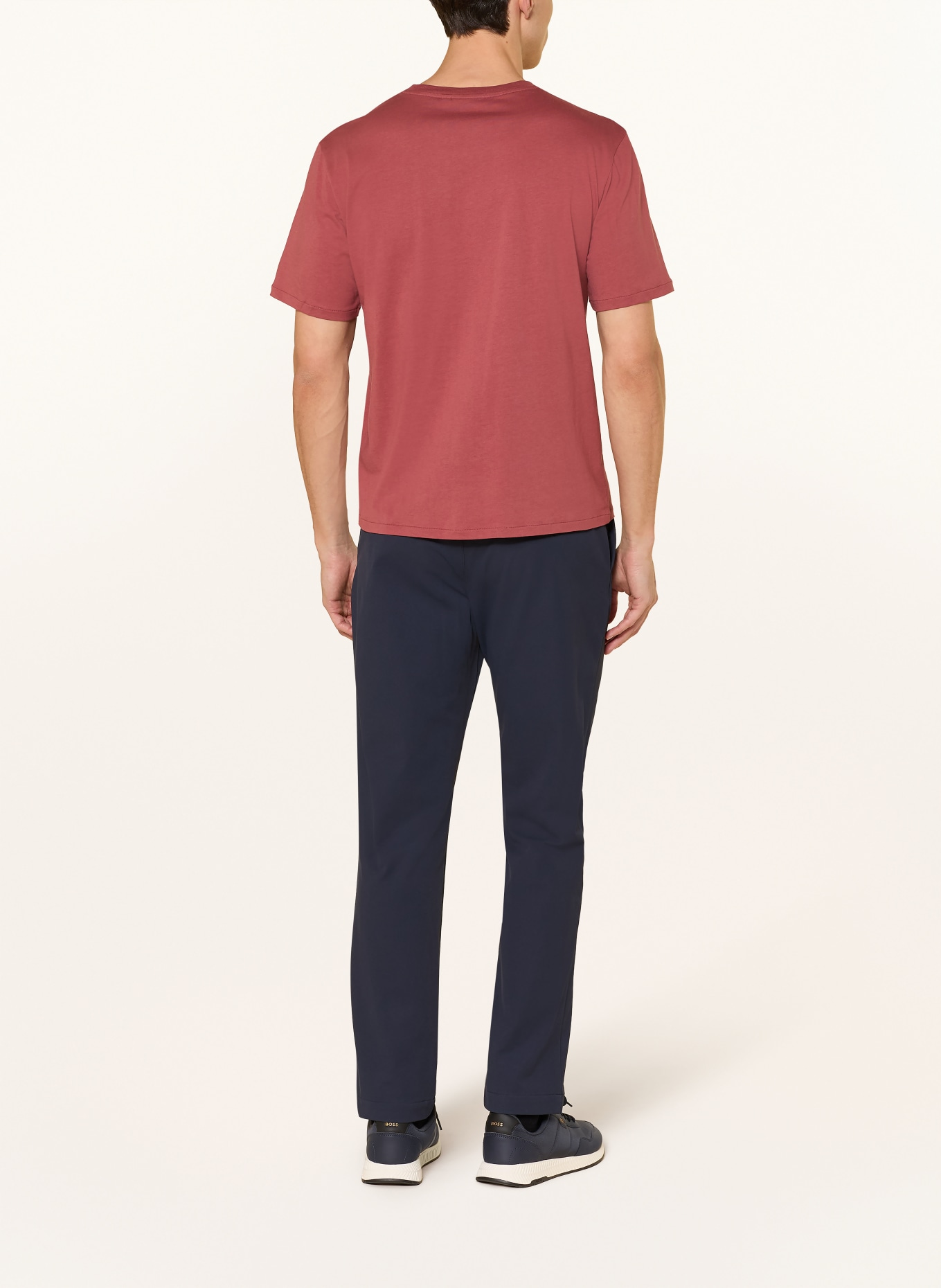 J.LINDEBERG koszulka: CIEMNOCZERWONY