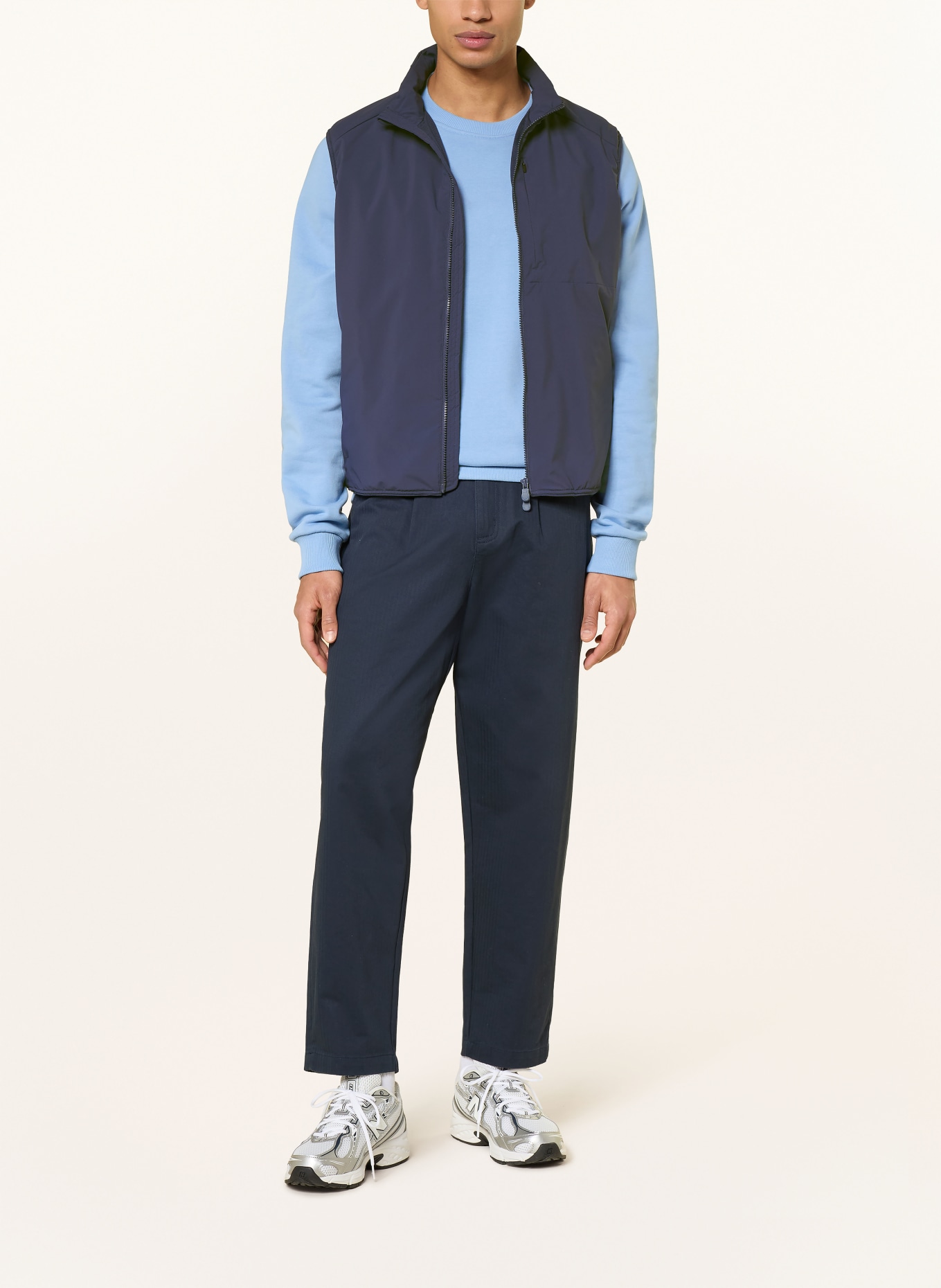 SAVE THE DUCK Vesta JOE: TMAVĚ MODRÁ