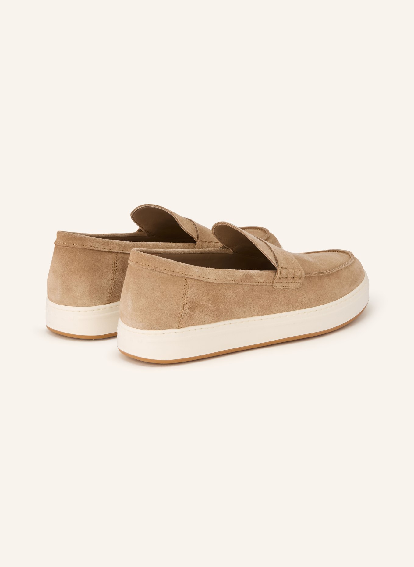 HOGAN penny loafer: TAUPE