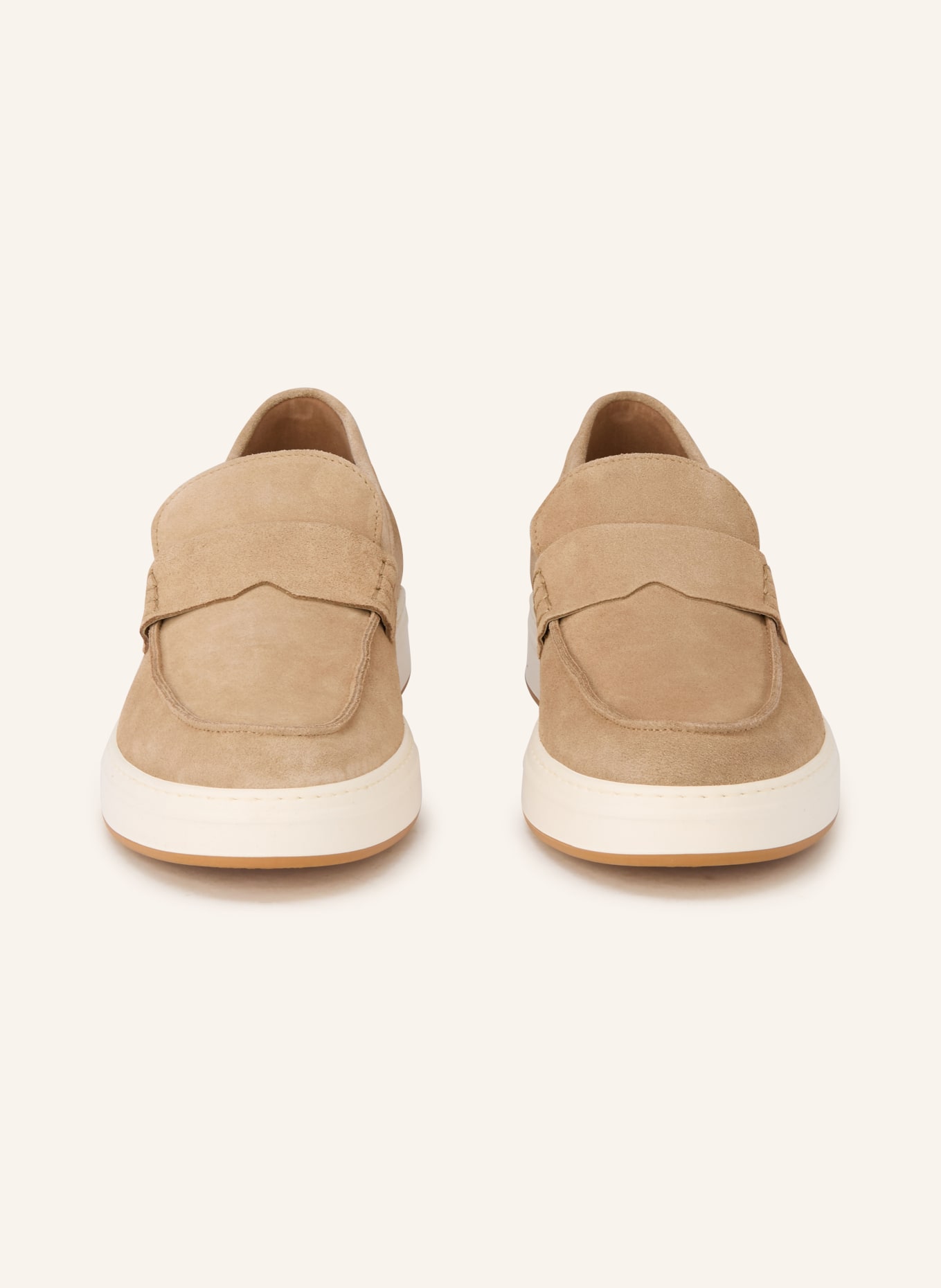 HOGAN penny loafer: TAUPE