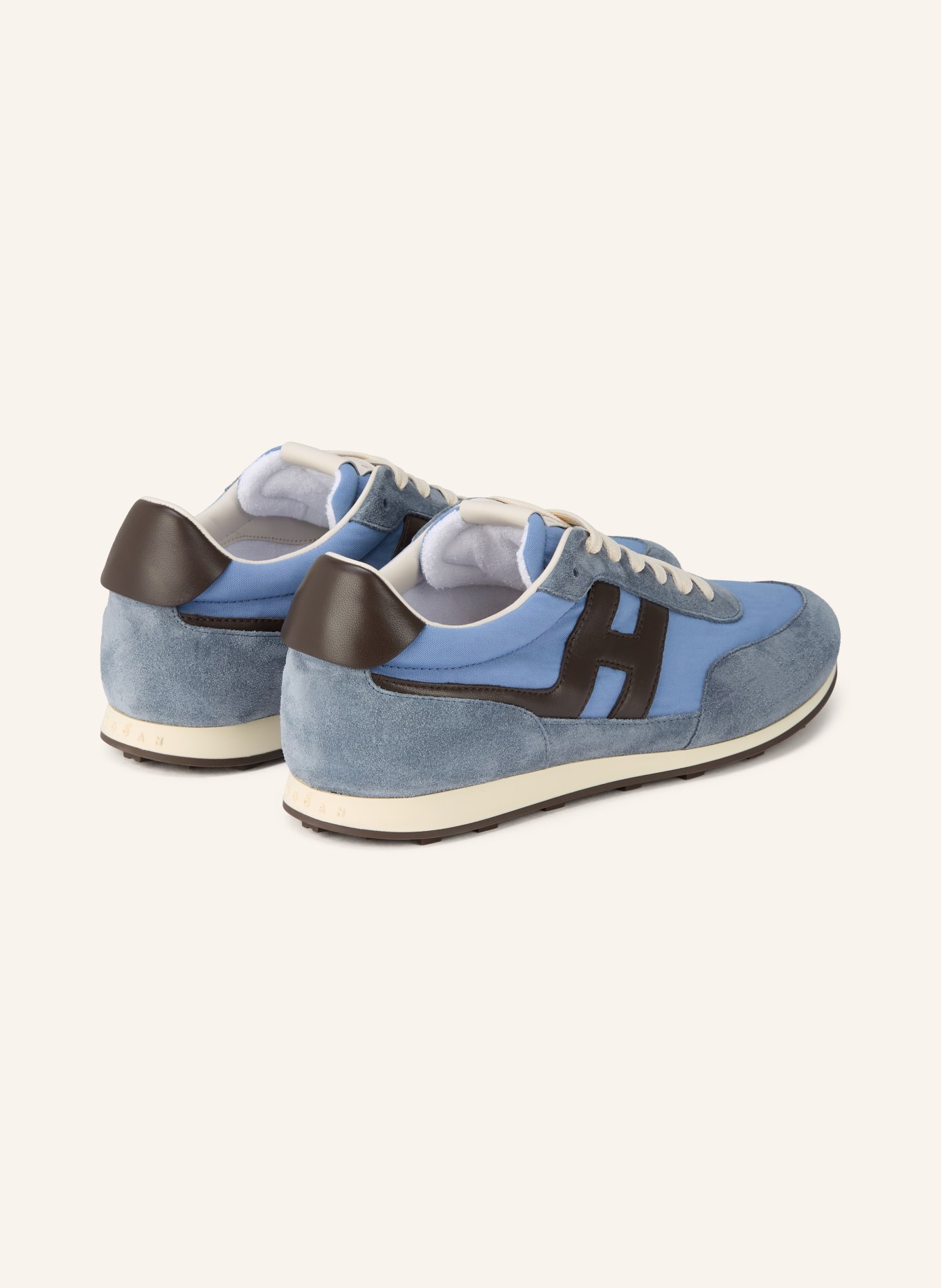 HOGAN sneaker: BLUE / DARK BROWN