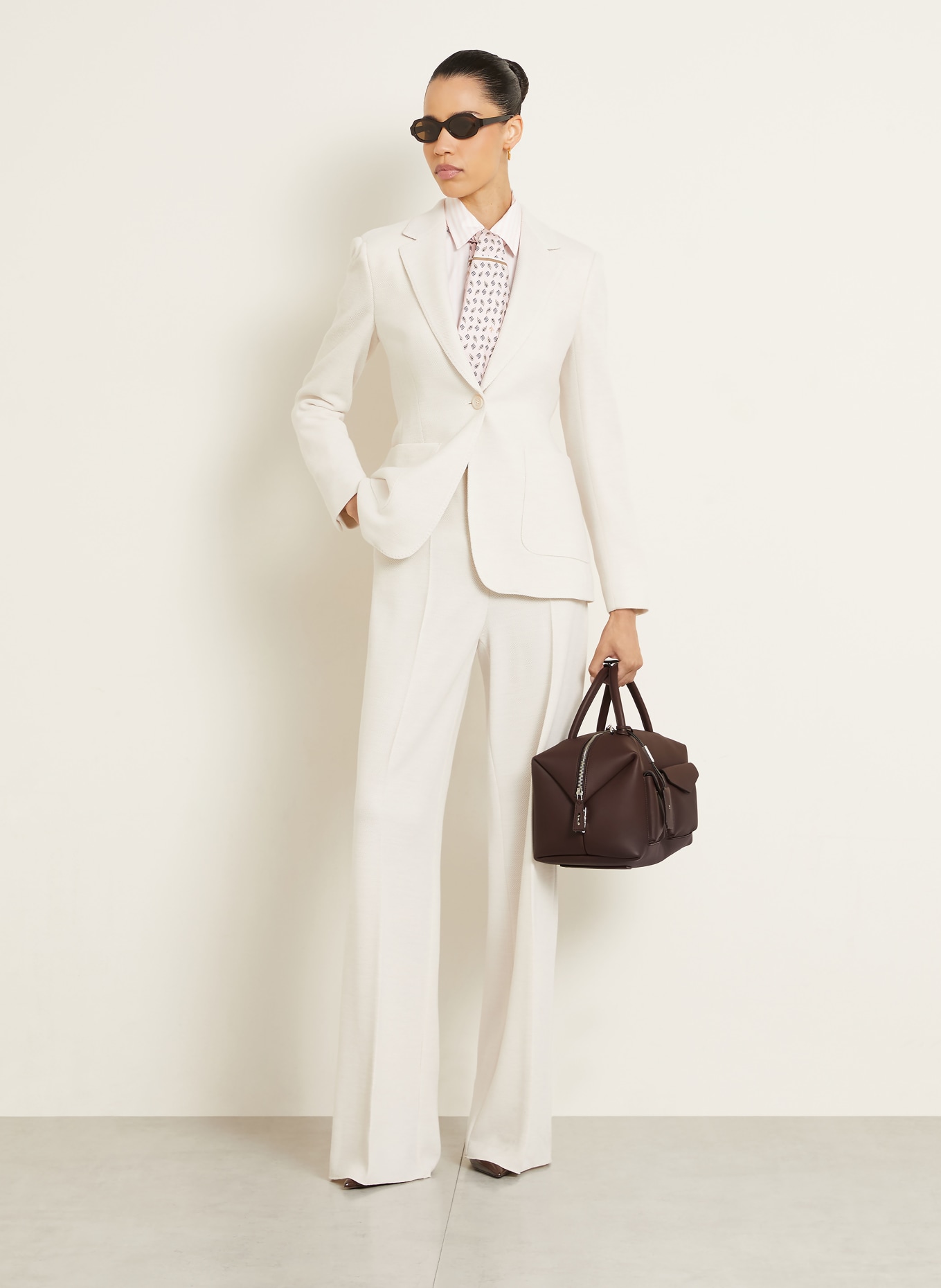 Max Mara Kabelka LARGE: TMAVĚ HNĚDÁ