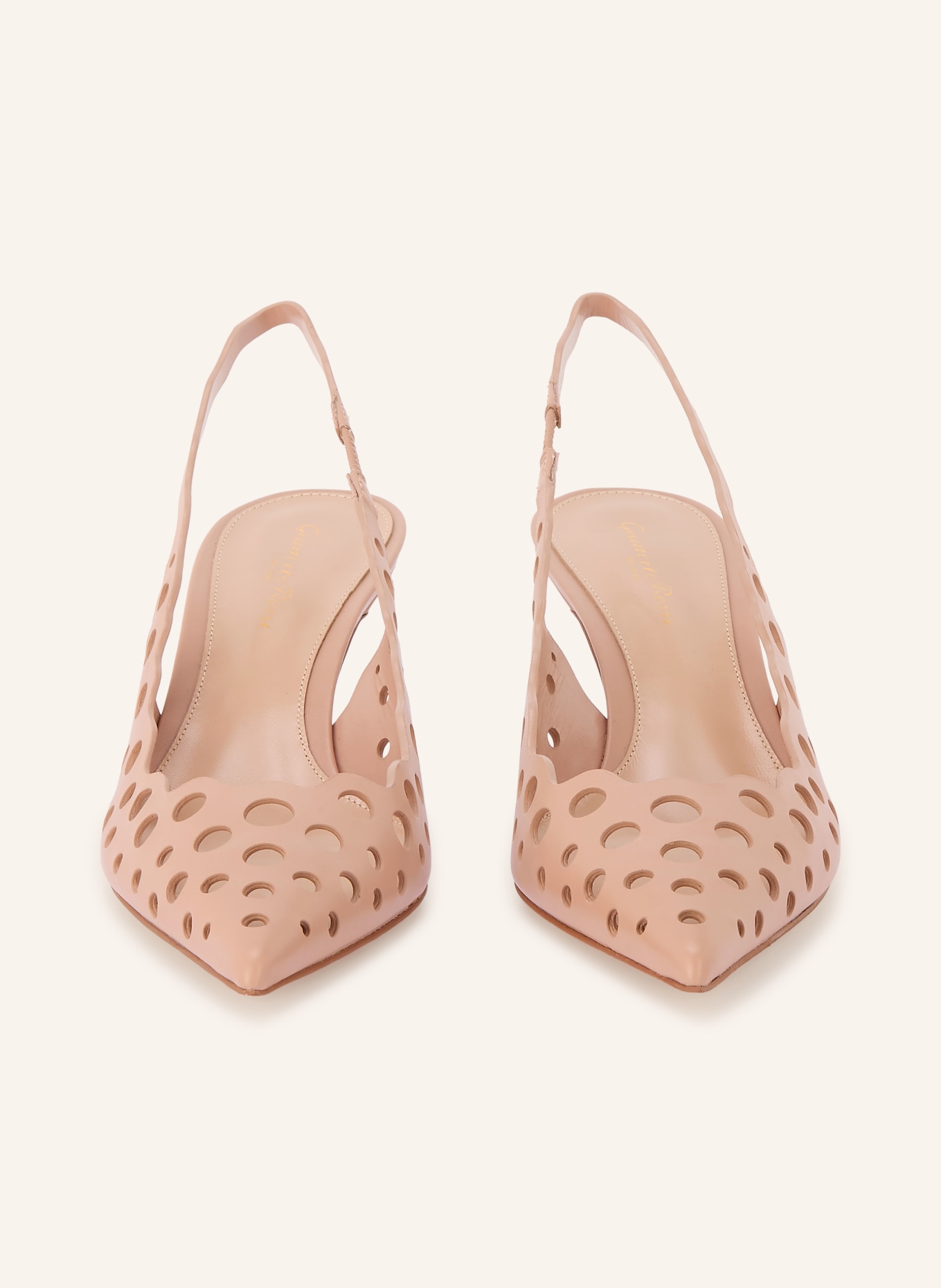 Gianvito Rossi Slingpumps mit Cut-outs: ROSÉ