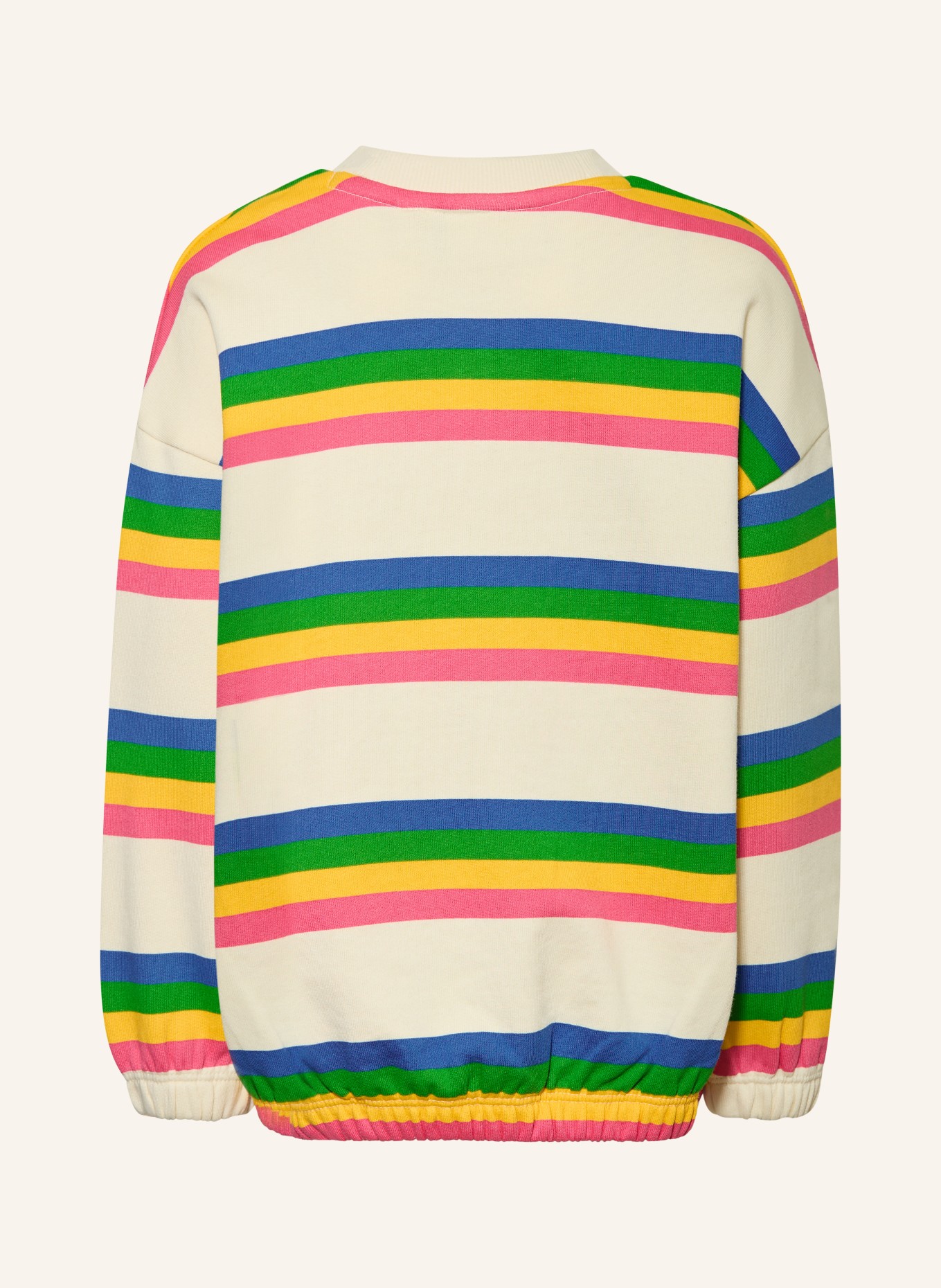 mini rodini Sweatshirt: BEIGE / PINK / GRÜN