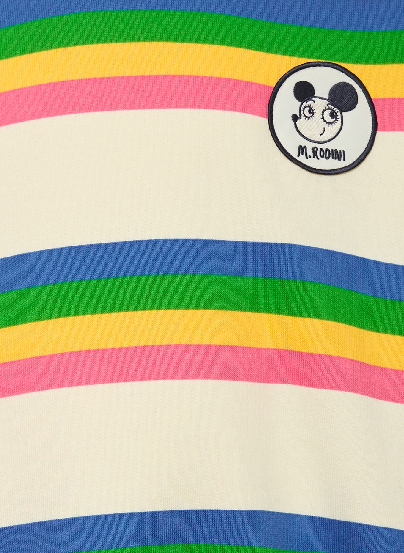 mini rodini Sweatshirt: BEIGE / PINK / GRÜN