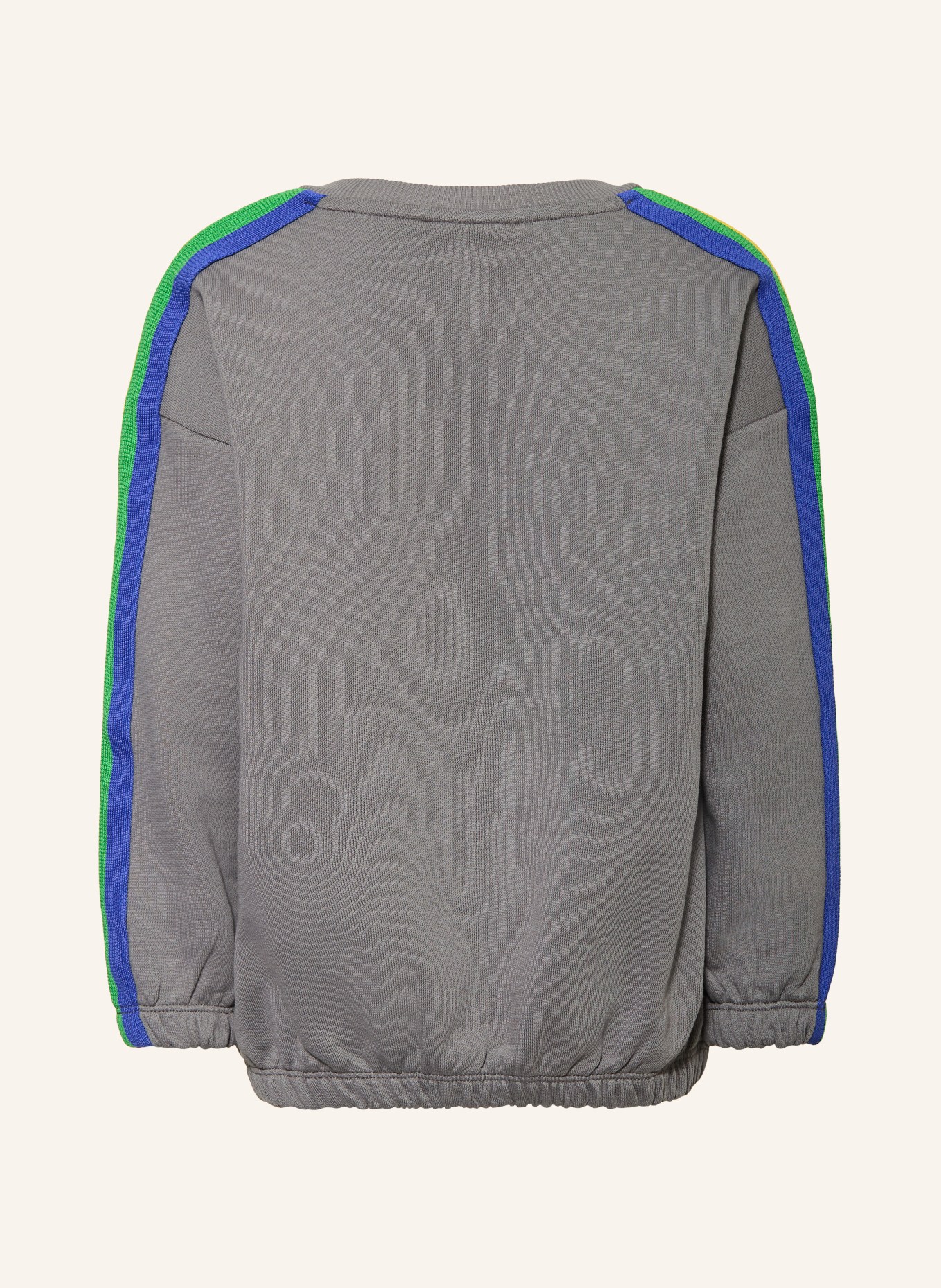 mini rodini Sweatshirt: GRAU / CREME / PINK