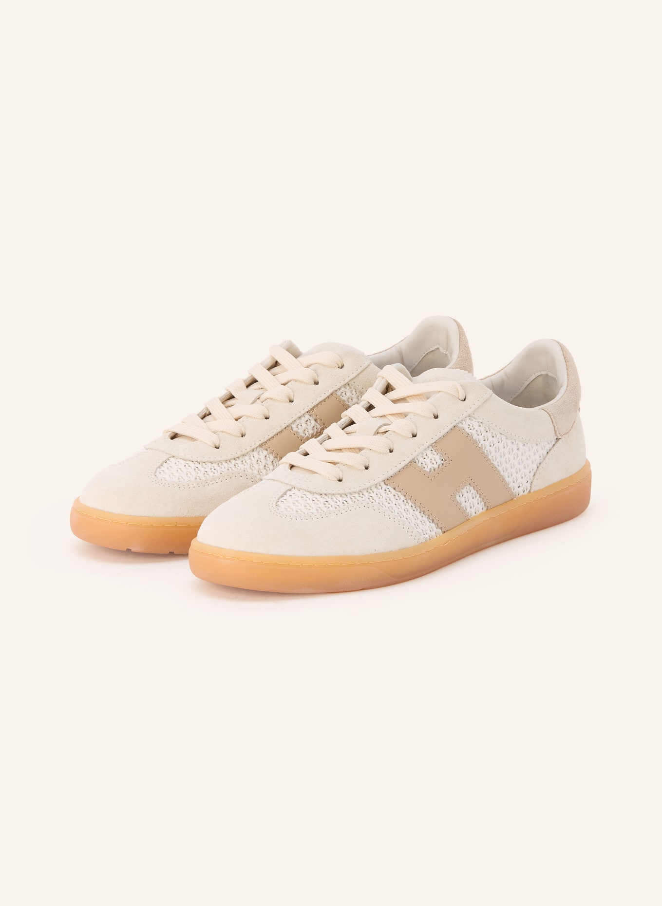HOGAN Sneaker COOL ALLACCIATO: CREME / BEIGE