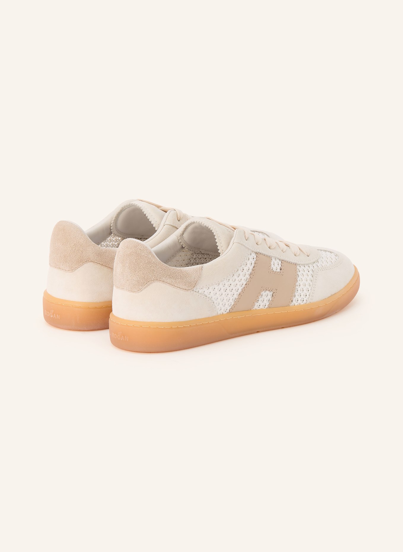 HOGAN Sneaker COOL ALLACCIATO: CREME / BEIGE