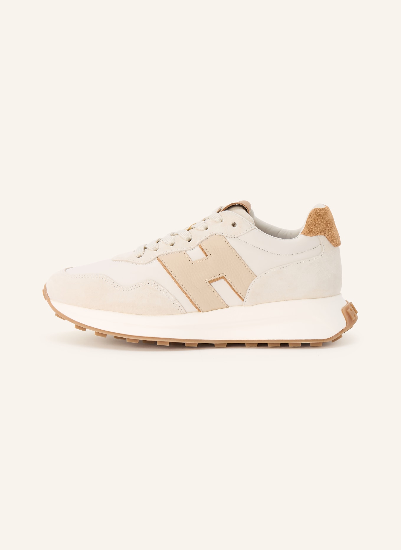 HOGAN Sneaker H641: CREAM / COGNAC / BEIGE