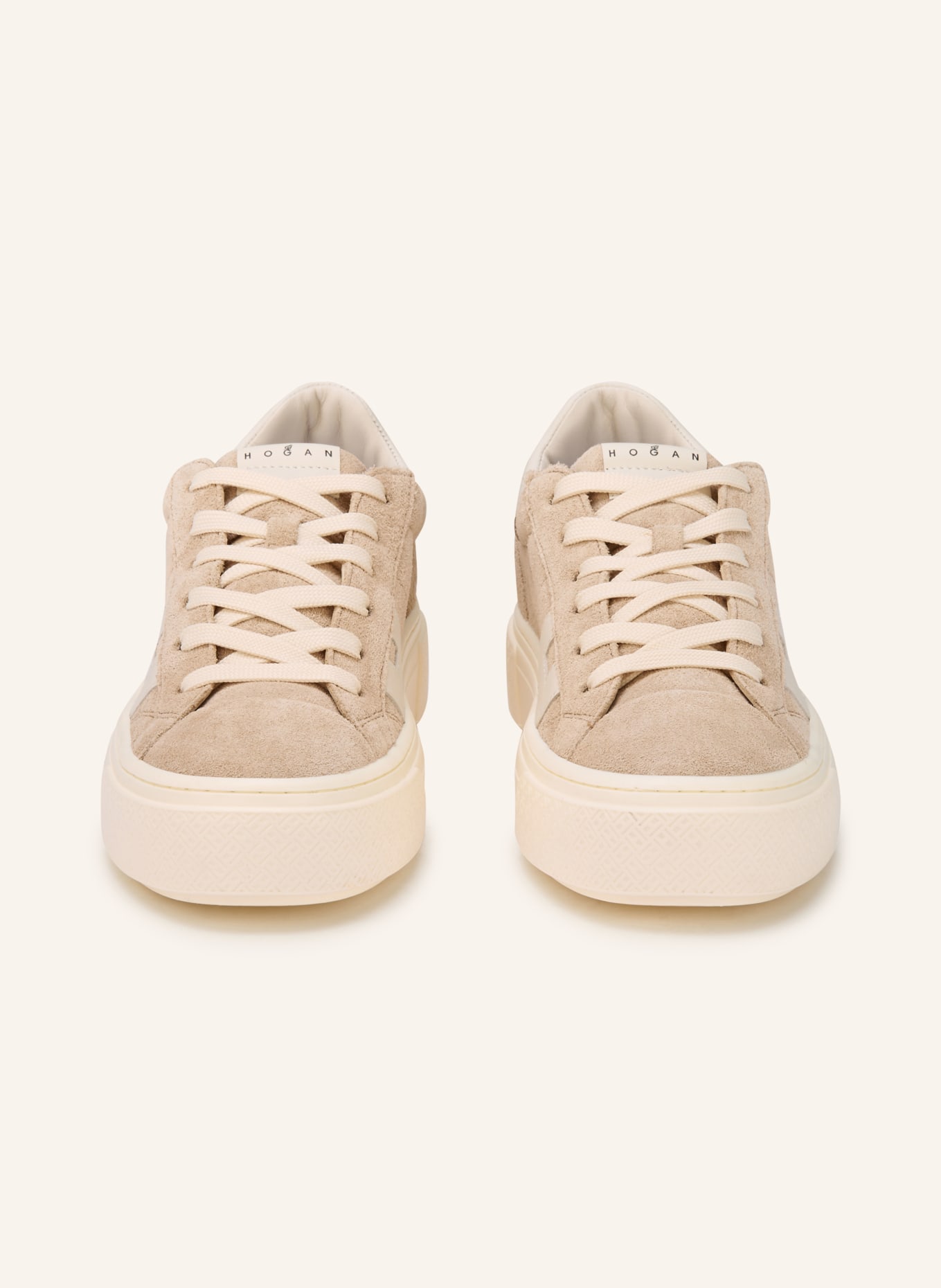 HOGAN Sneaker H705: CAMEL / BEIGE