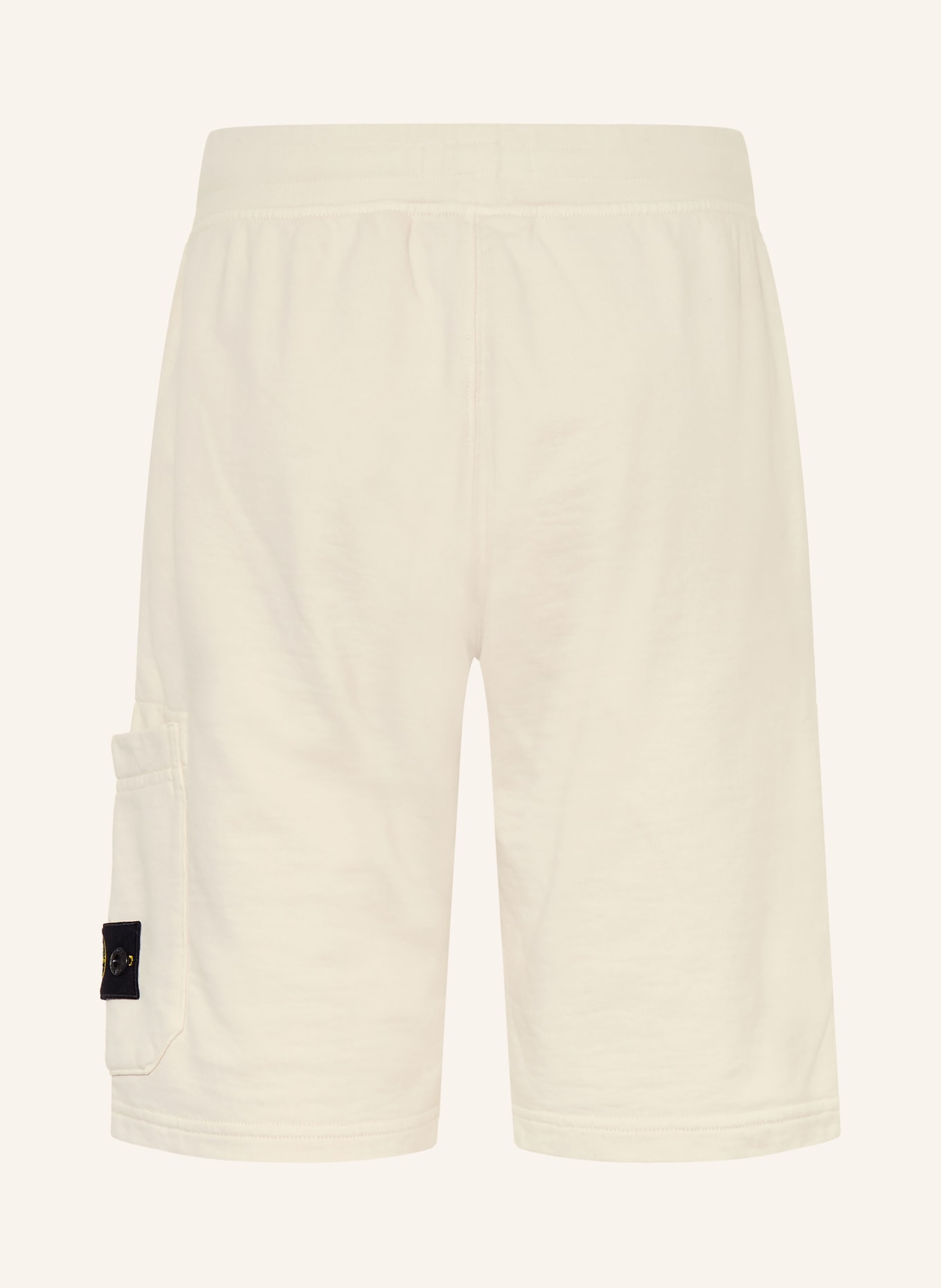 STONE ISLAND JUNIOR Sweatshorts: ECRU / SCHWARZ