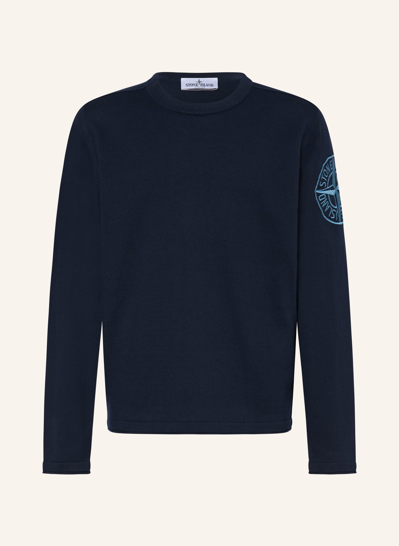 STONE ISLAND JUNIOR Pullover: DUNKELBLAU