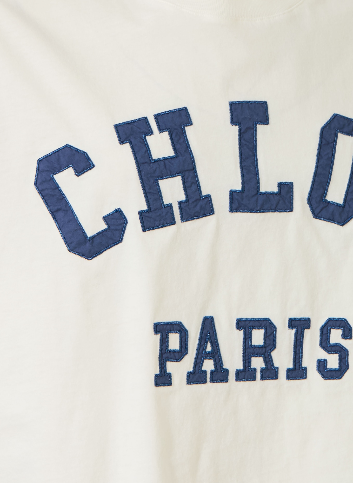 Chloé Cropped-Shirt: WEISS