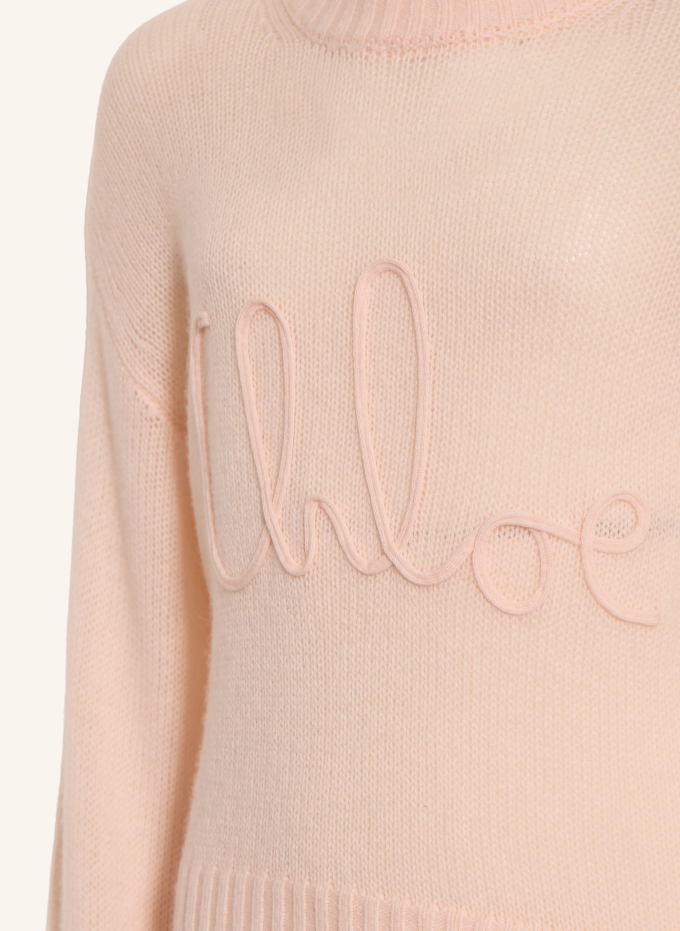 Chloé Pullover mit Cashmere: HELLORANGE