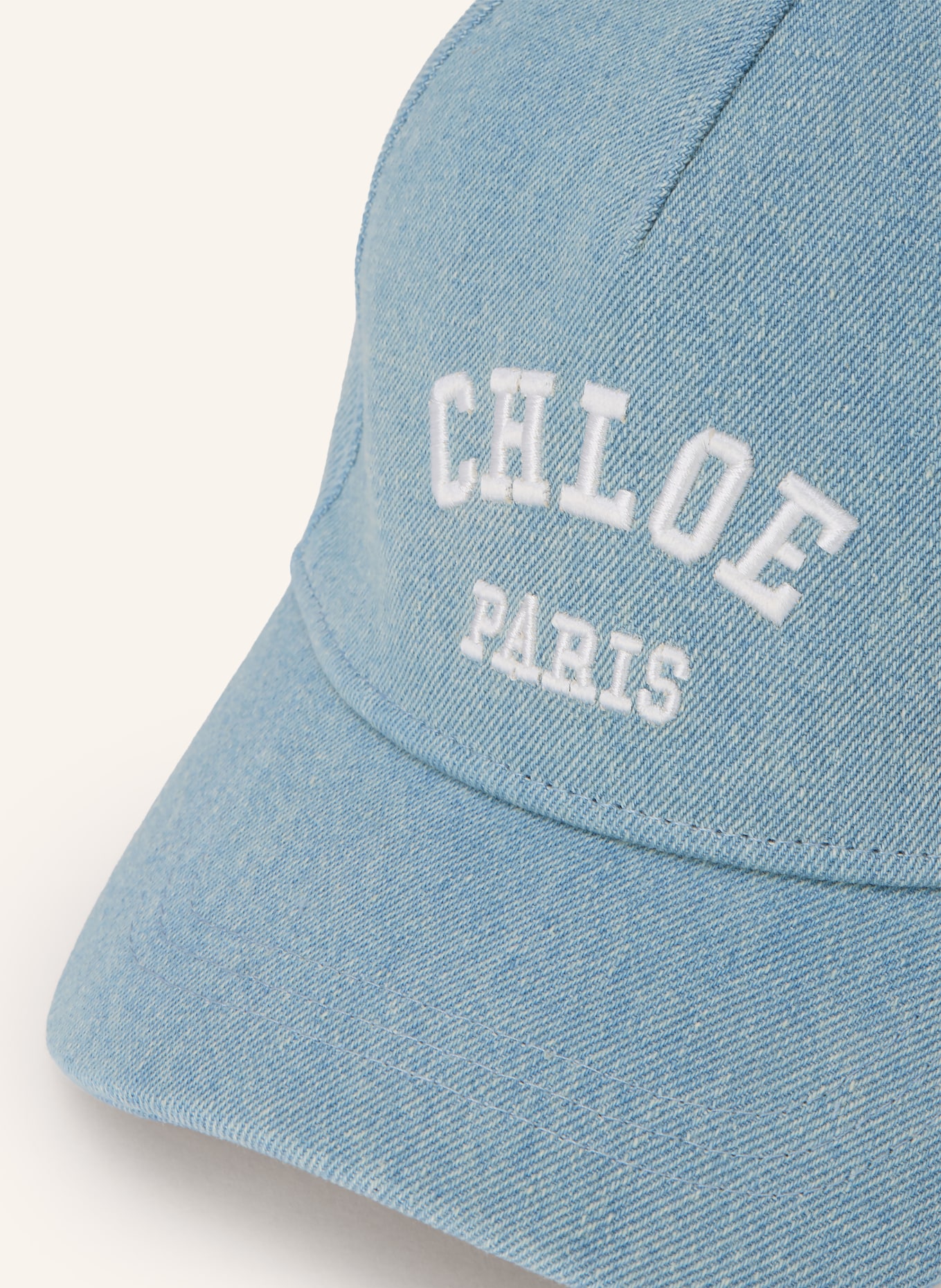 Chloé Cap: HELLBLAU