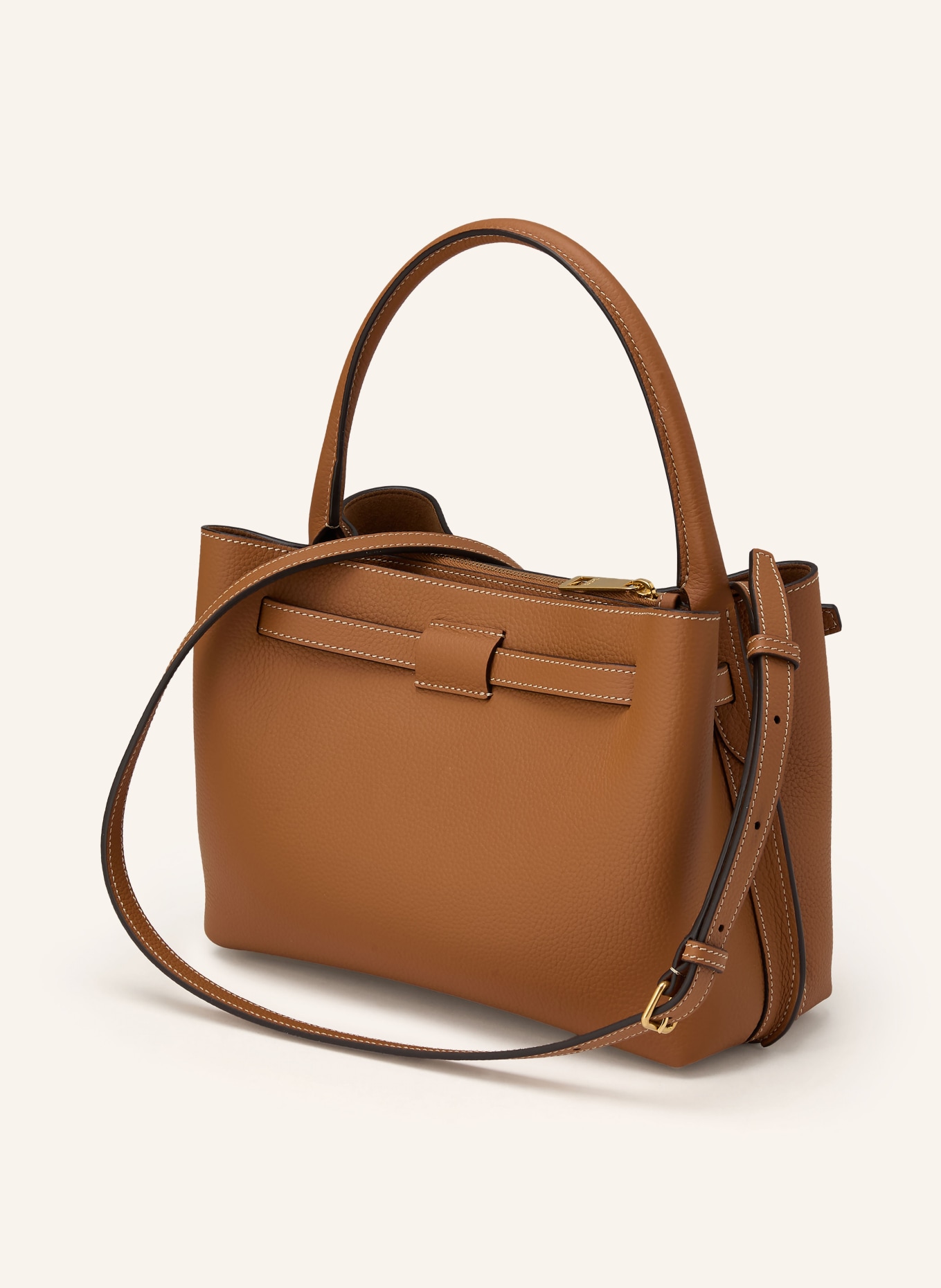 TOD'S Handtasche TIM: BRAUN / GOLD