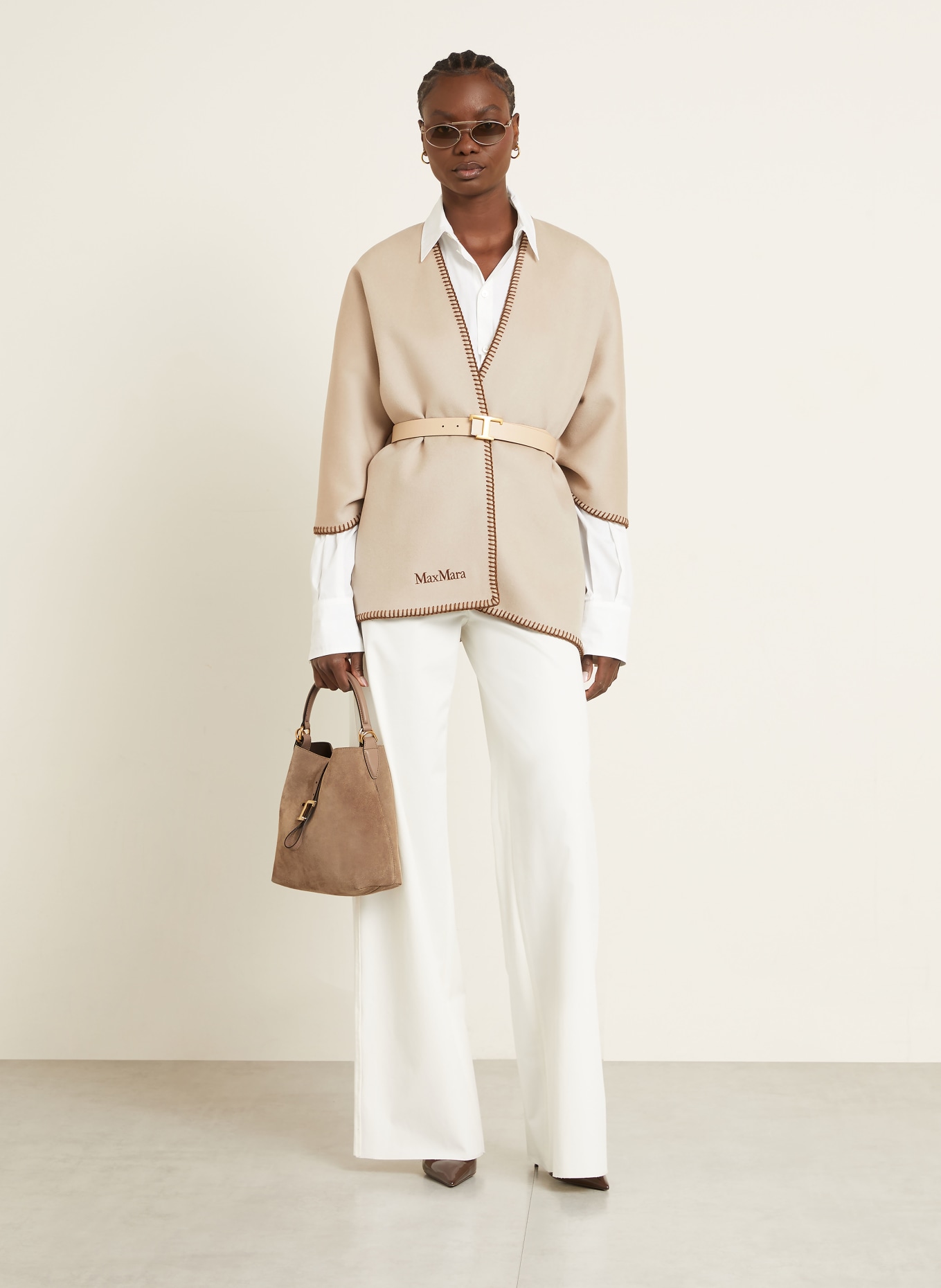 TOD'S Schultertasche: TAUPE