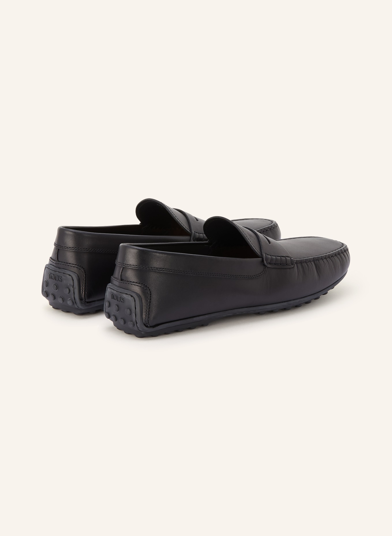 TOD'S CITY GOMMINO loafers: BLACK
