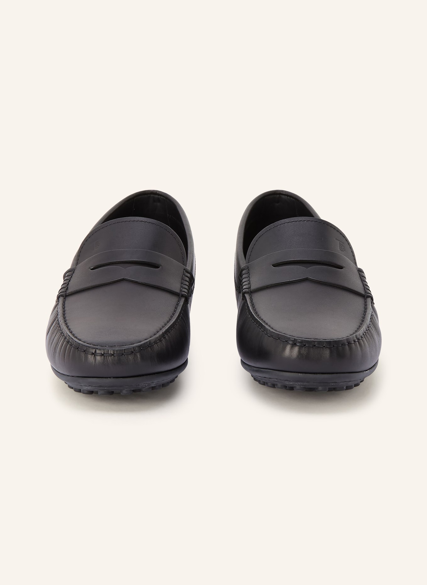 TOD'S CITY GOMMINO loafers: BLACK