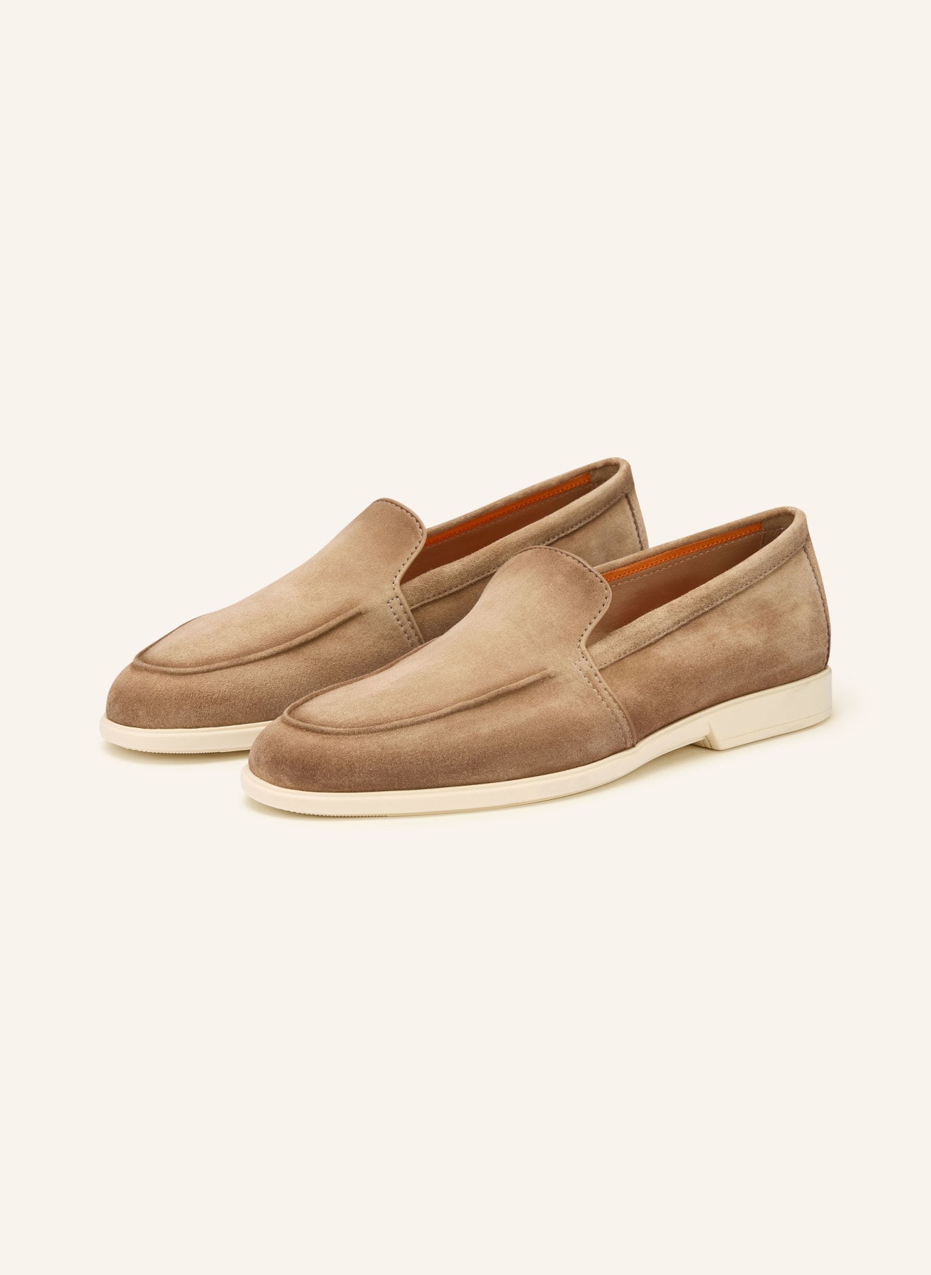 Santoni MALIBU slippers: LIGHT BROWN