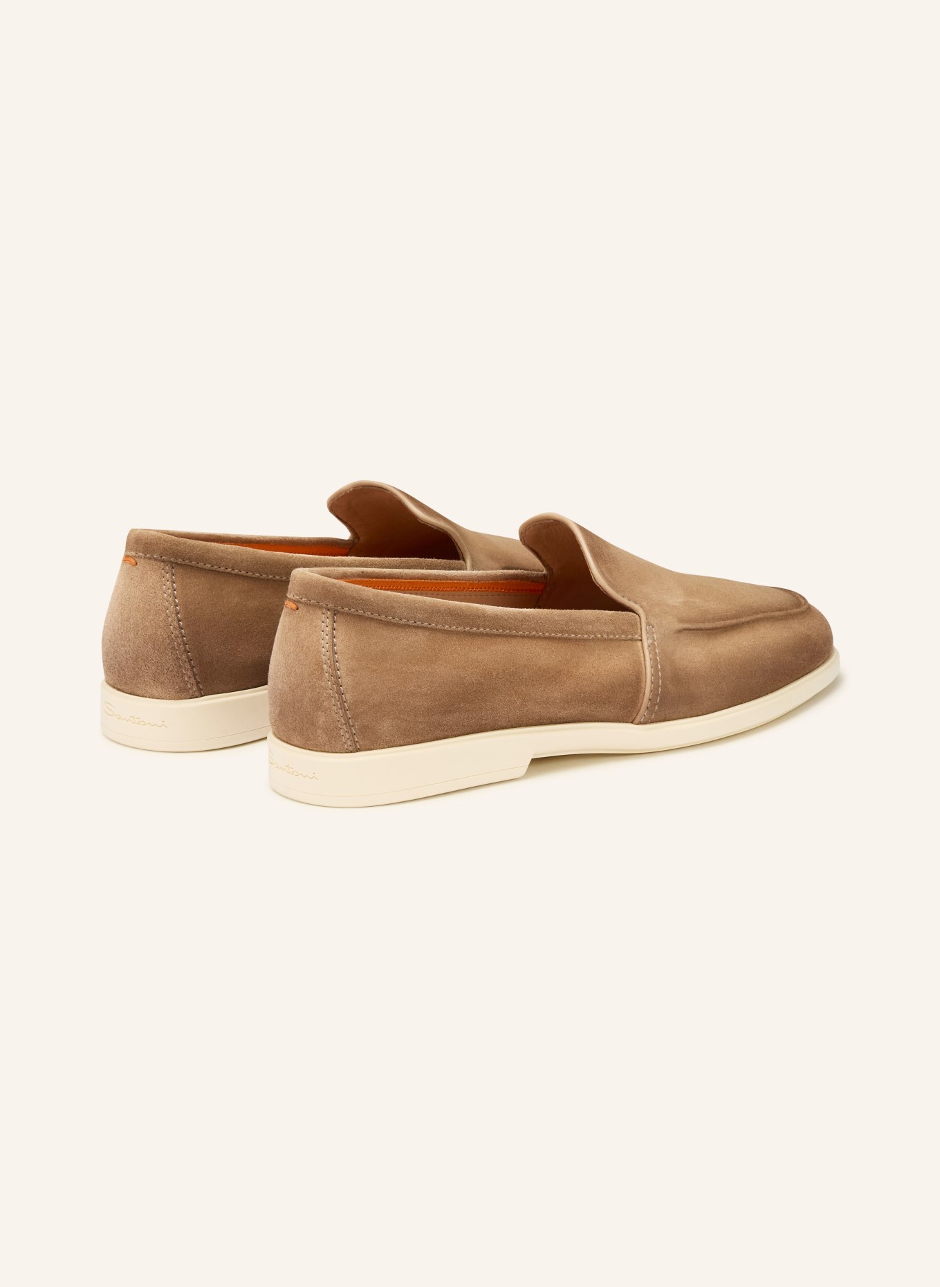 Santoni MALIBU slippers: LIGHT BROWN