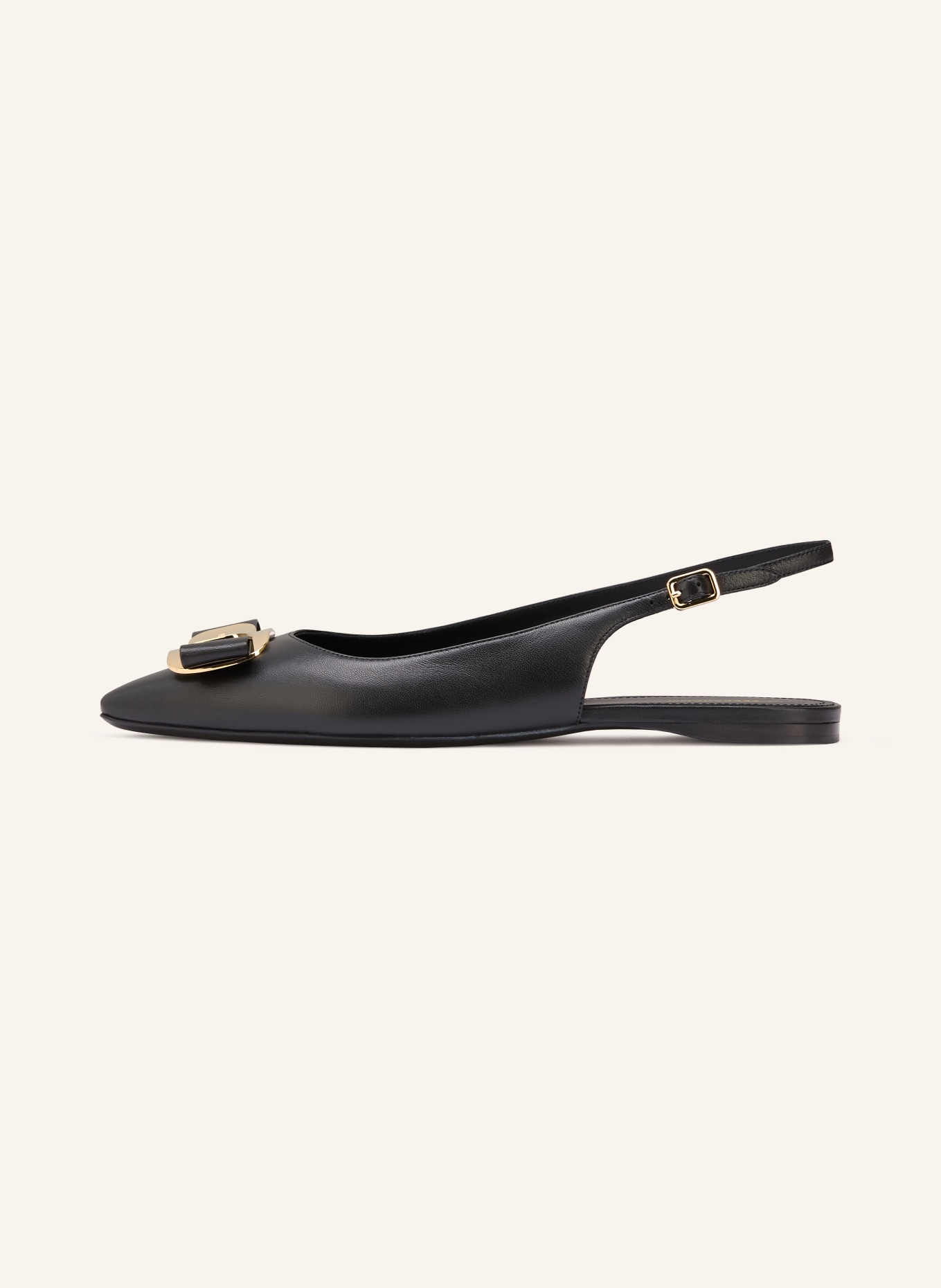 FERRAGAMO Slingballerinas NEW VARA: SCHWARZ