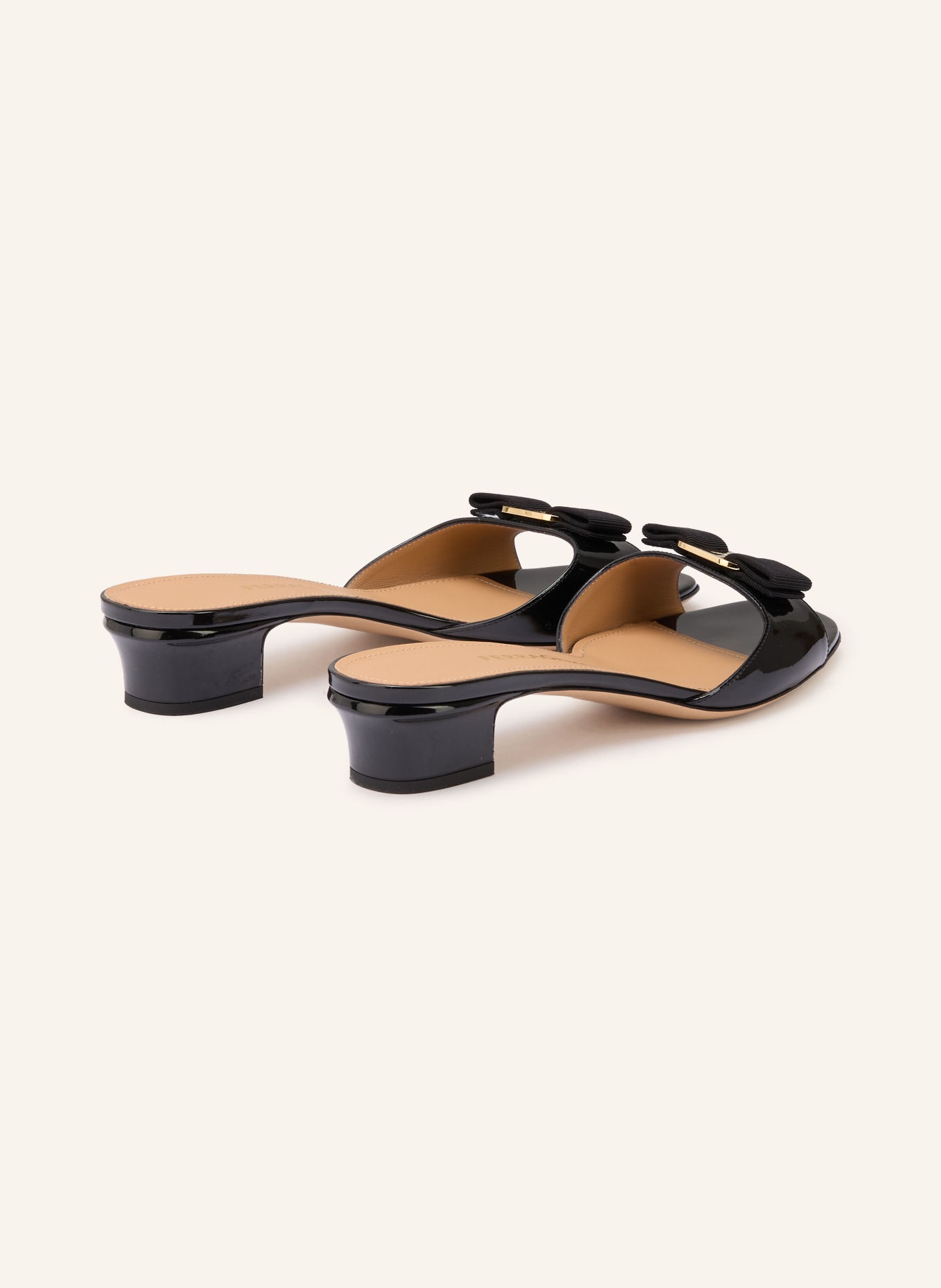 FERRAGAMO Mules NEW VARA: SCHWARZ