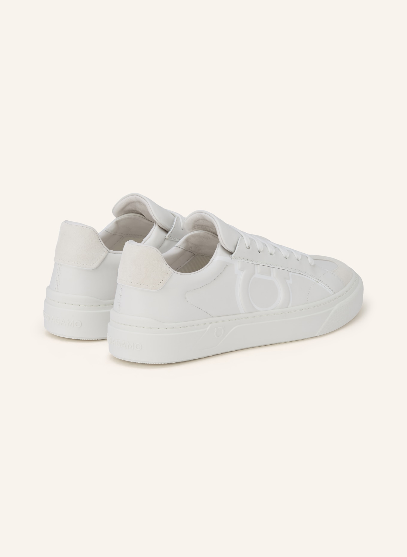 FERRAGAMO GANCINI sneakers: WHITE