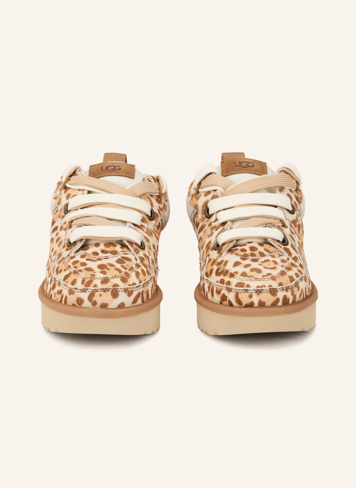 UGG Tenisky LOWMEL PLAINS: SVĚTLE HNĚDÁ / KOŇAKOVÁ / HNĚDÁ