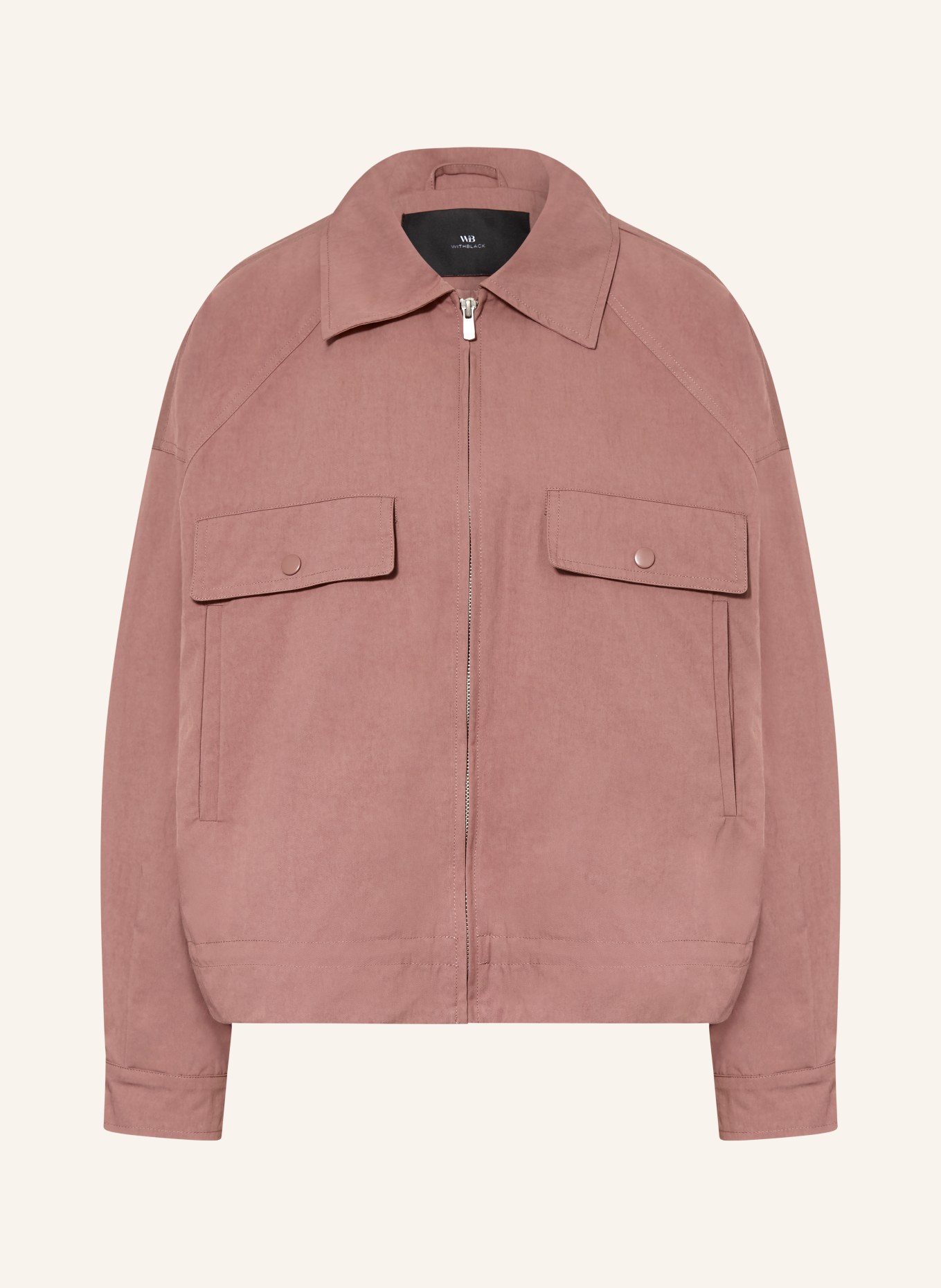 WITHBLACK Bunda LYDIA: STARORŮŽOVÁ