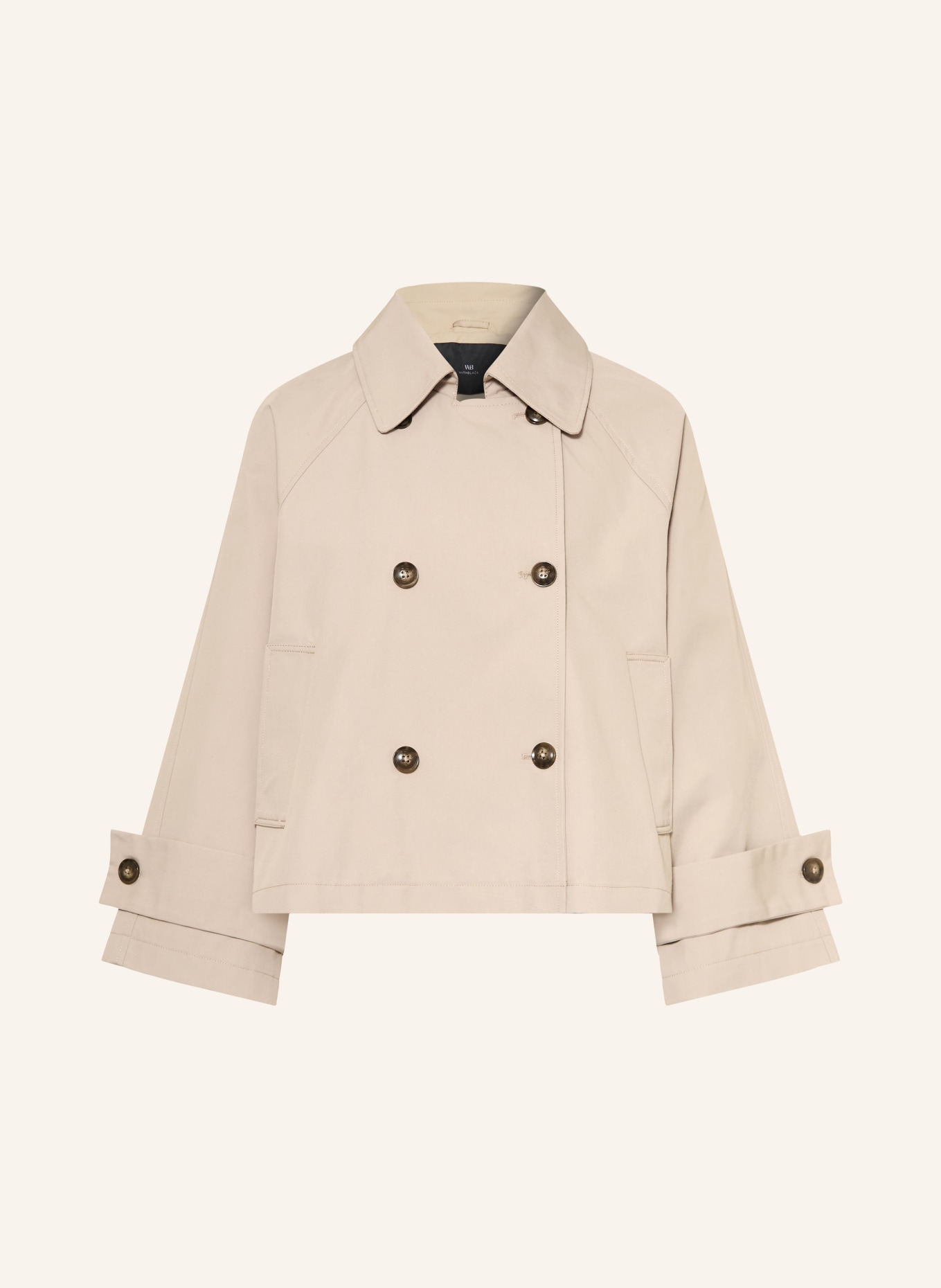 WITHBLACK Trench-Jacke JIMBERLY: BEIGE