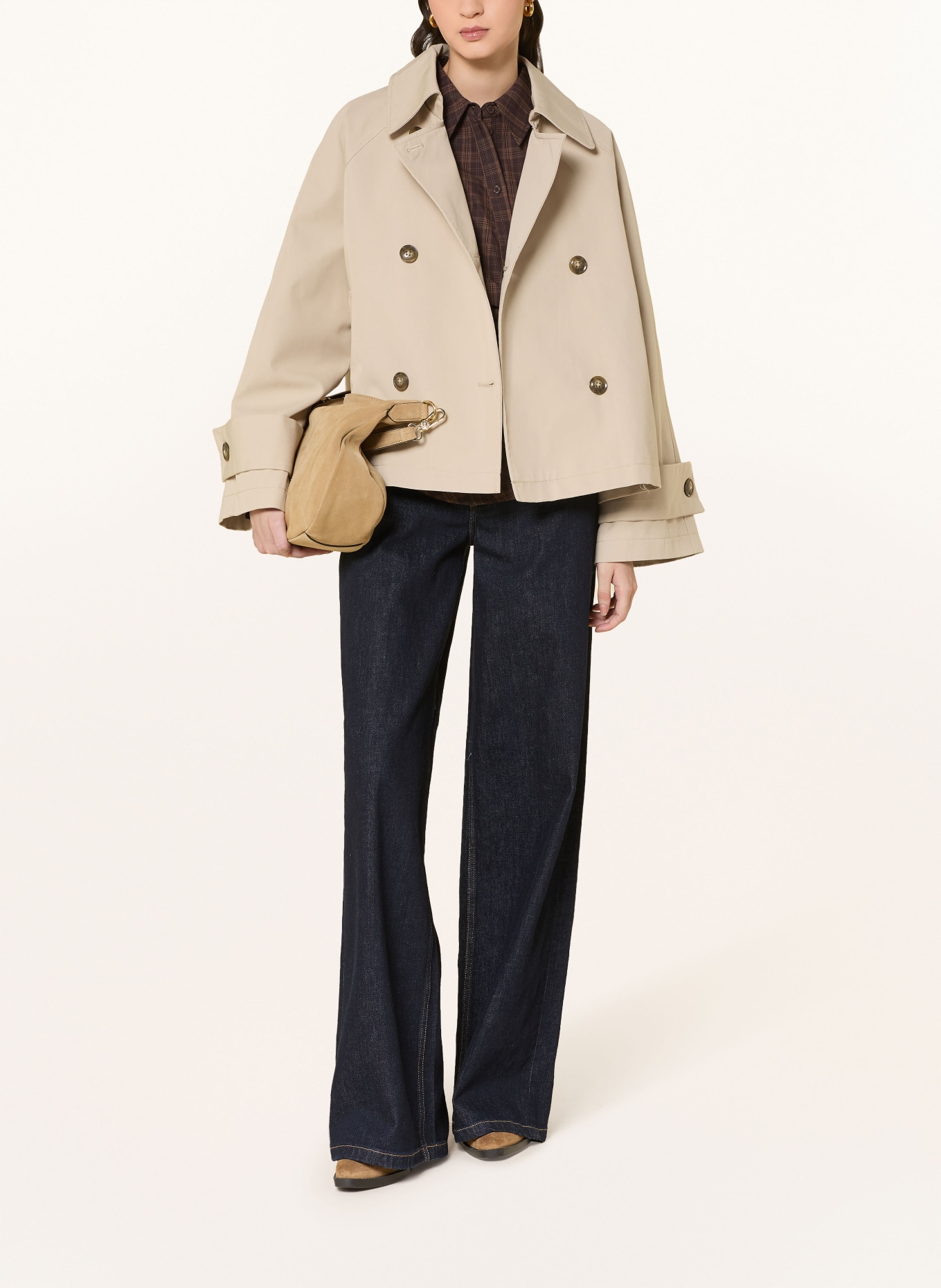 WITHBLACK Trench-Jacke JIMBERLY: BEIGE