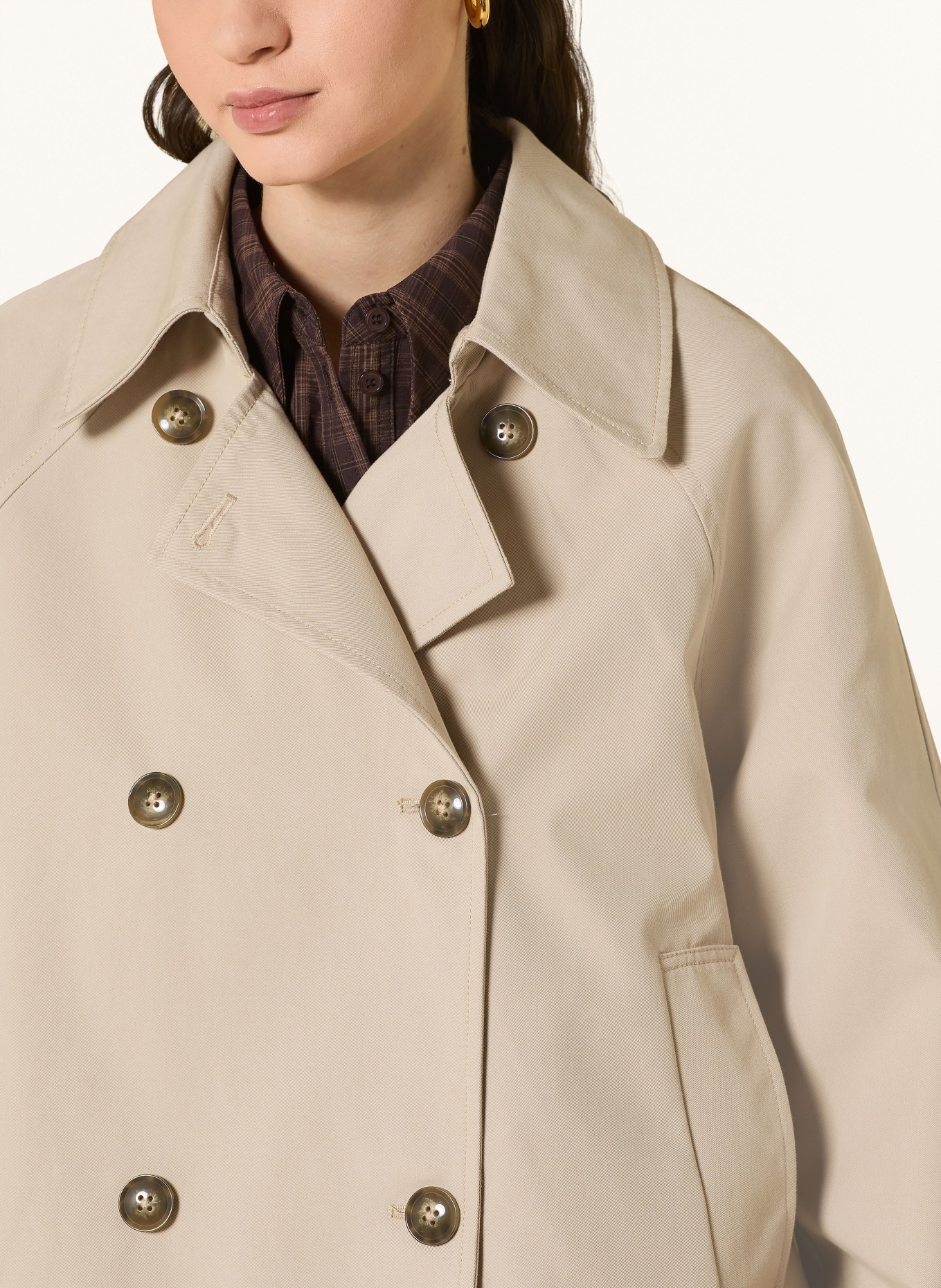 WITHBLACK Trench-Jacke JIMBERLY: BEIGE