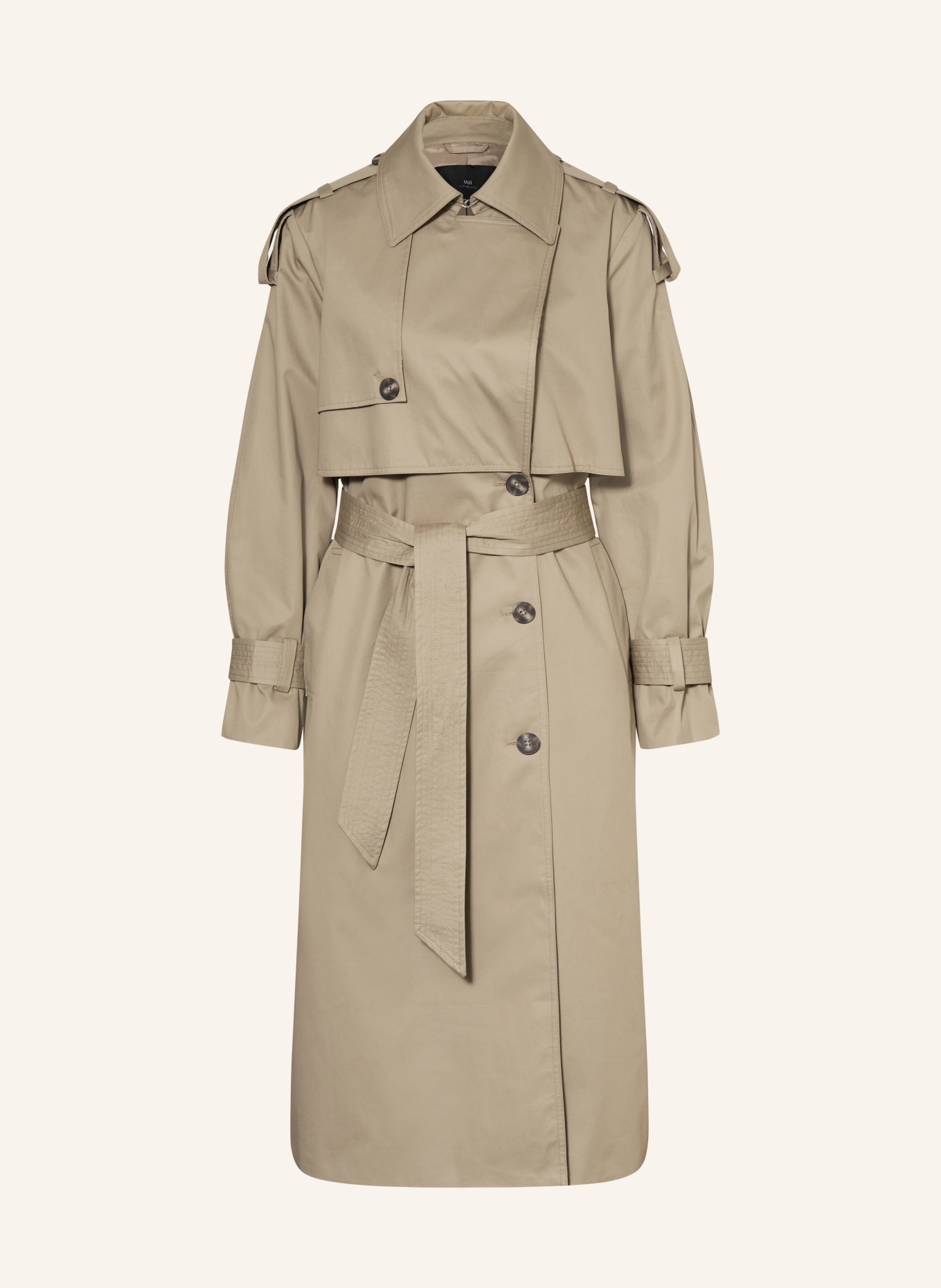 WITHBLACK AUGUSTA trench coat: BEIGE
