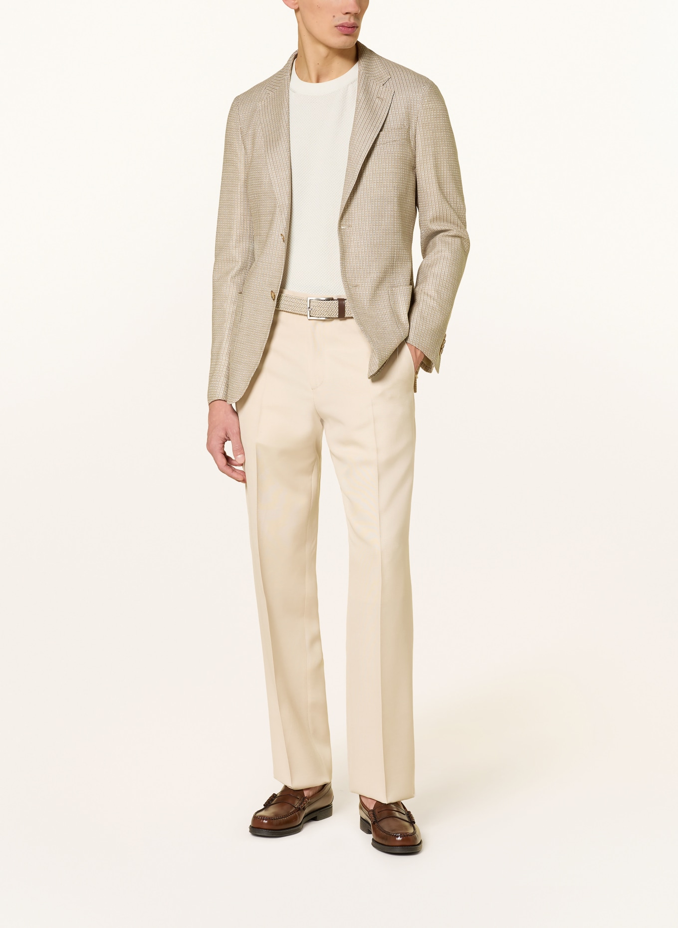 LARDINI Sakko Extra Slim Fit: BEIGE
