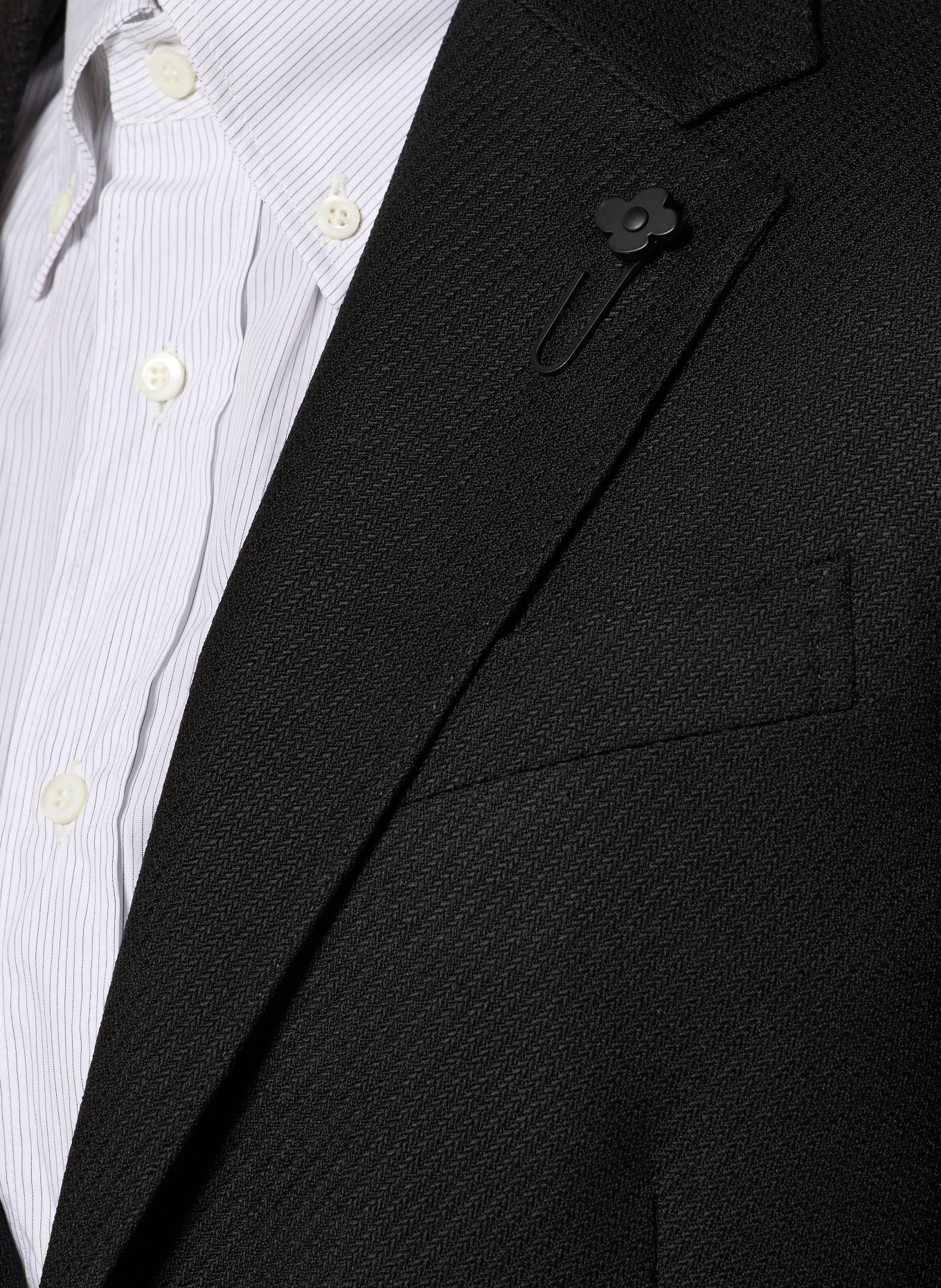 LARDINI Extra slim fit jacket: BLACK