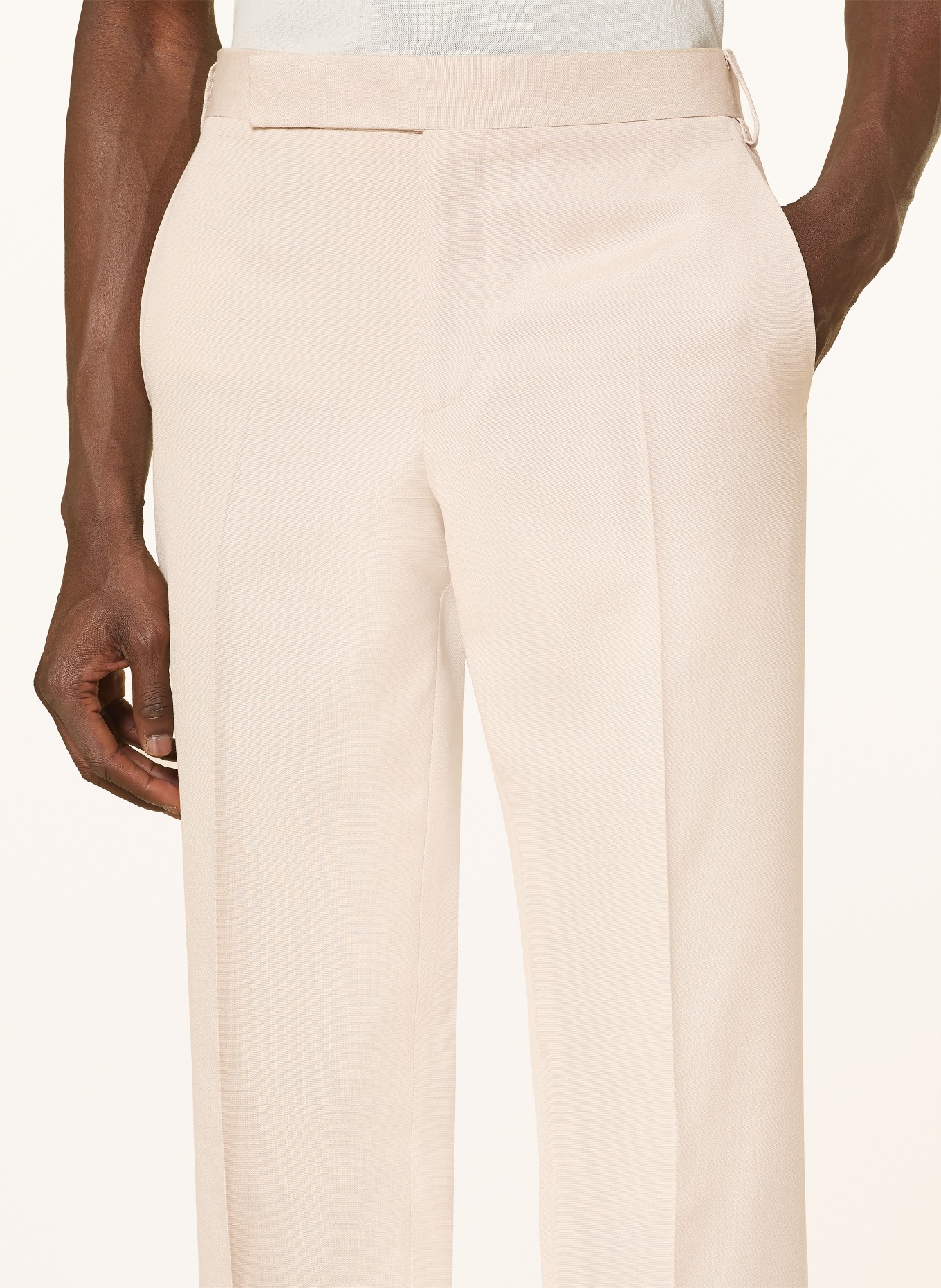 LARDINI Hose Regular Fit: BEIGE