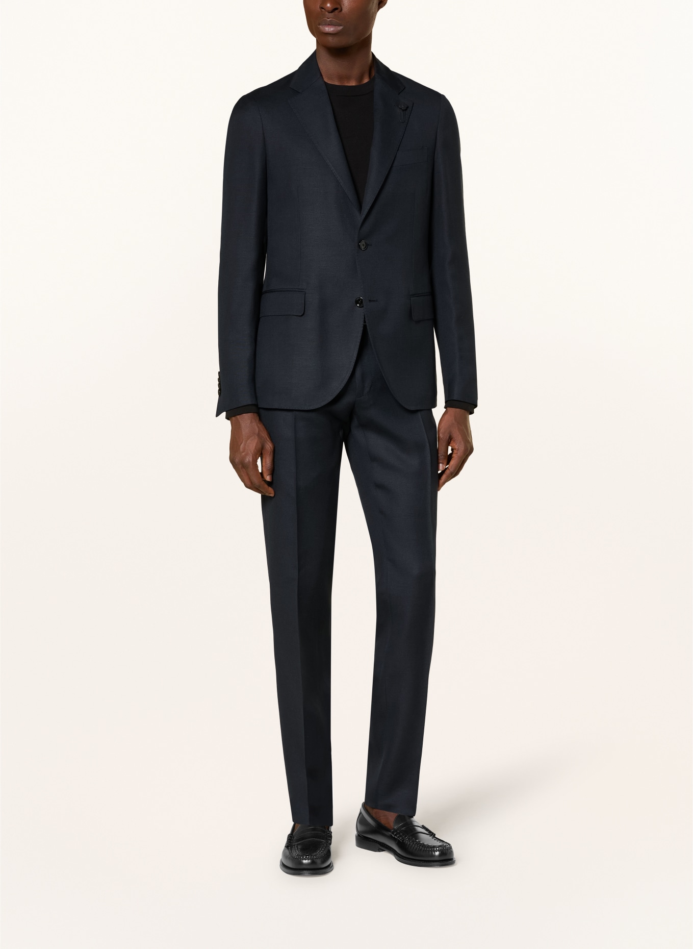 LARDINI Veste de costume coupe extra slim: 850 NAVY