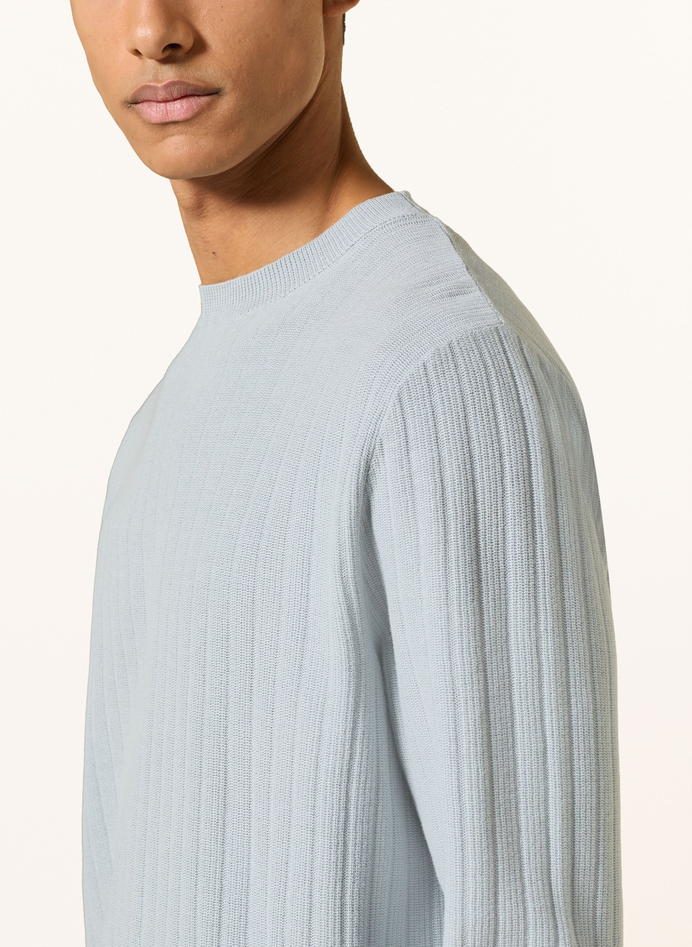 LARDINI Pullover: BLAUGRAU