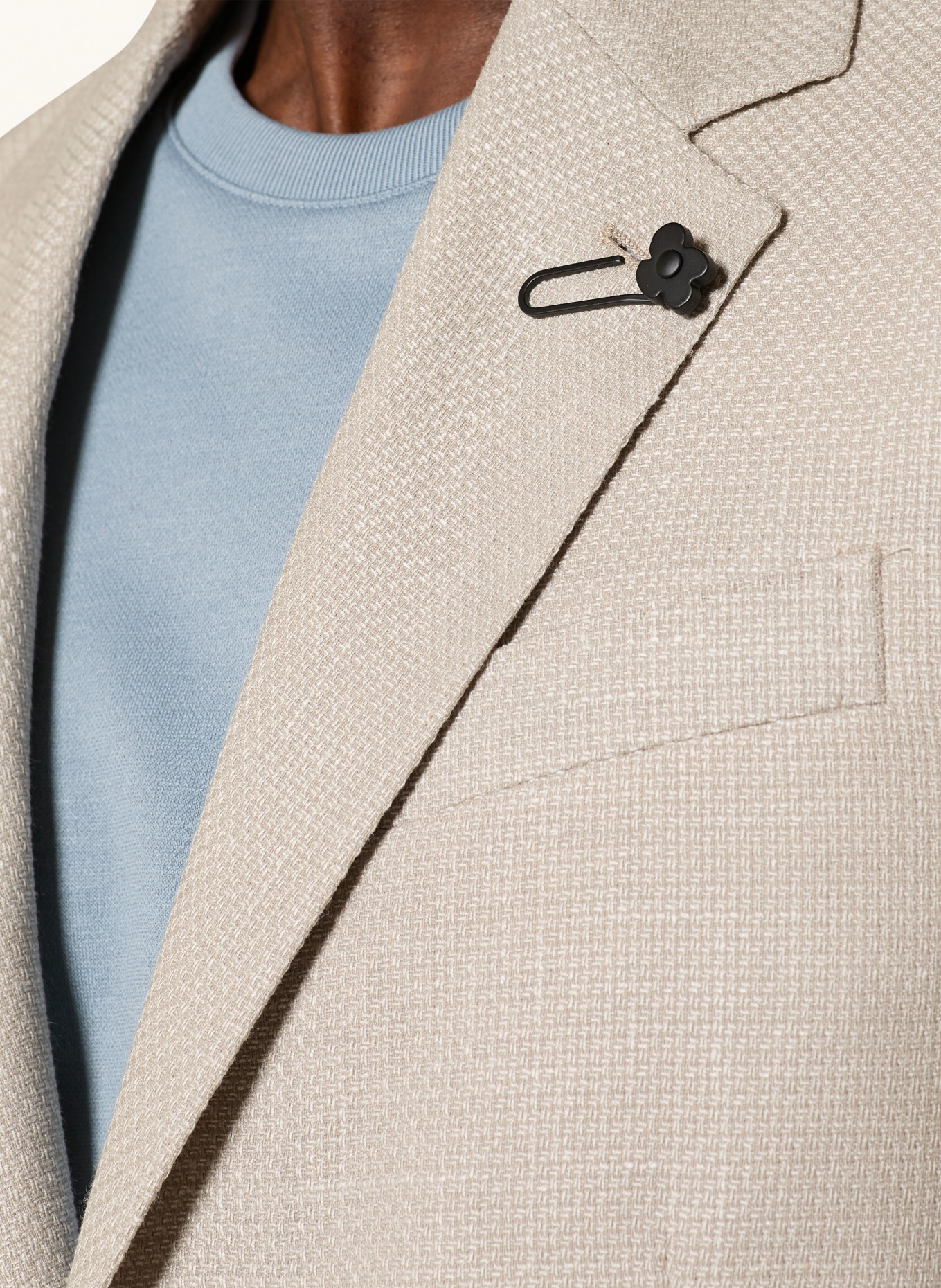 LARDINI Extra slim fit jacket: BEIGE