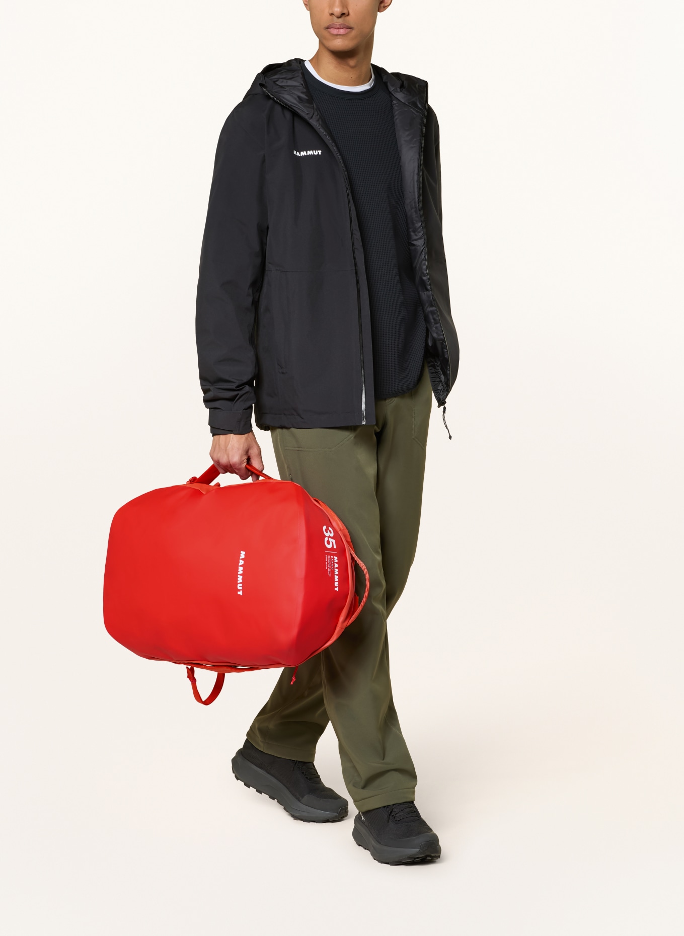 MAMMUT Sportovní taška CARGO 35 l: ČERVENÁ