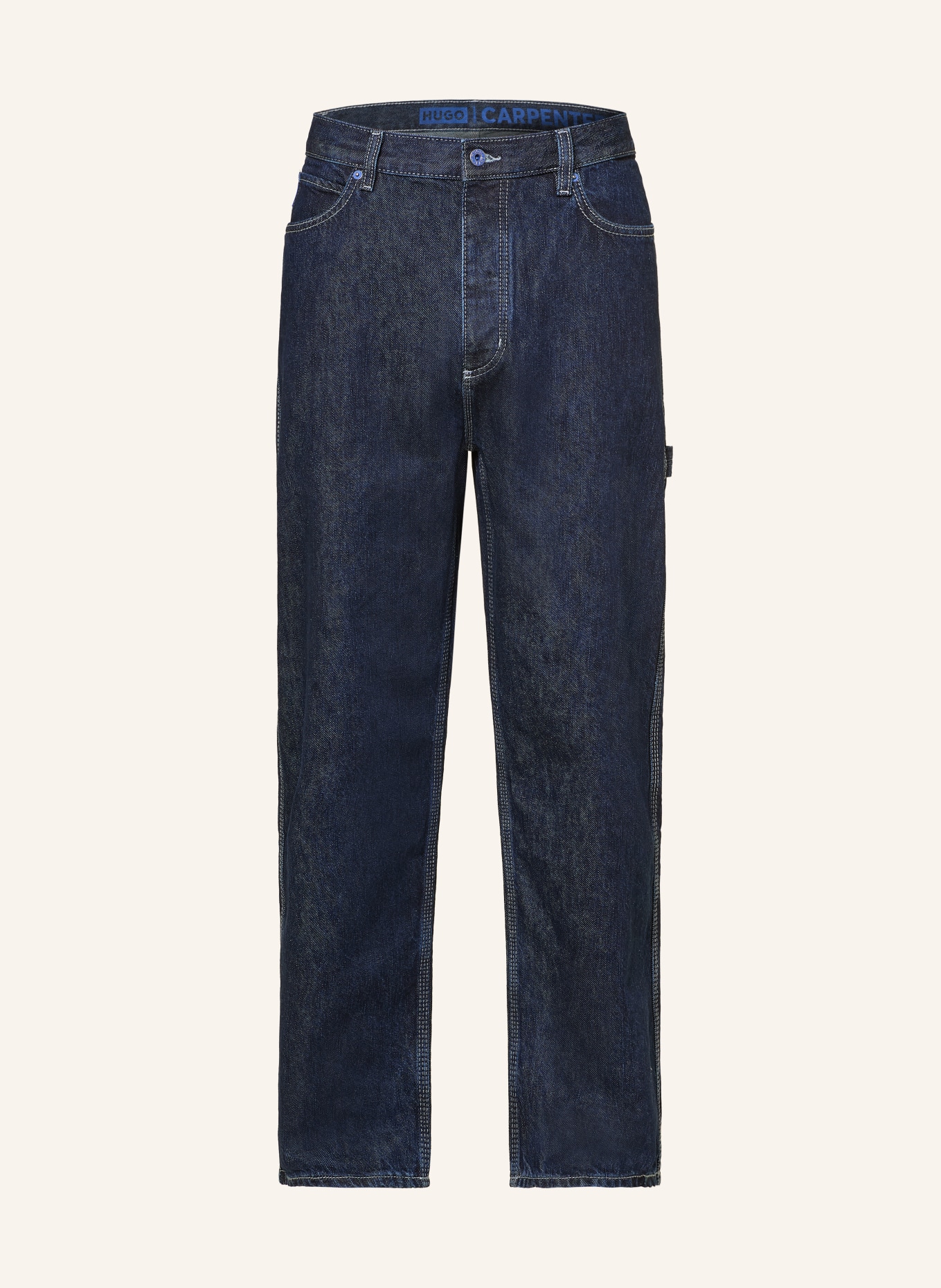 HUGO CARPENTER baggy fit jeans: 403 DARK BLUE