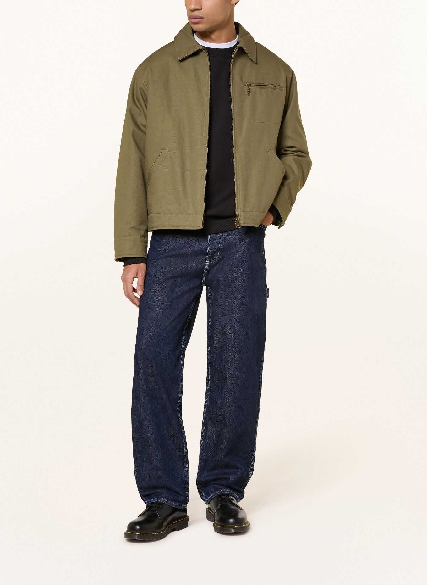 HUGO CARPENTER baggy fit jeans: 403 DARK BLUE