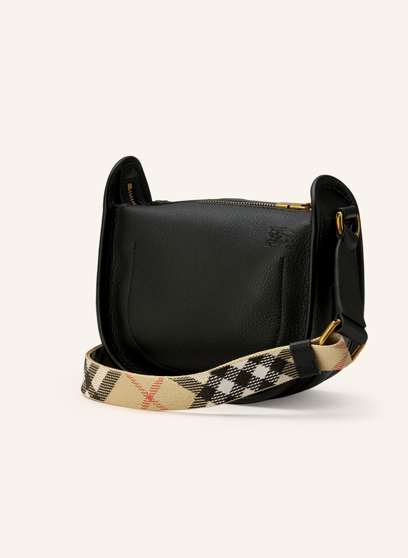 BURBERRY Umhängetasche: SCHWARZ / GOLD