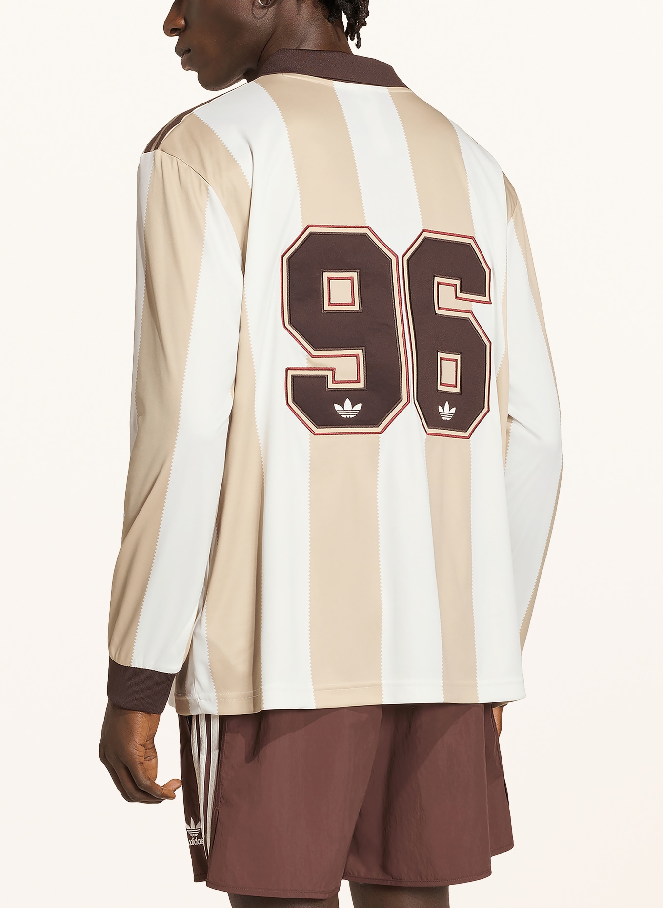 adidas Originals BRITCORE jersey: BEIGE / DARK BROWN / WHITE