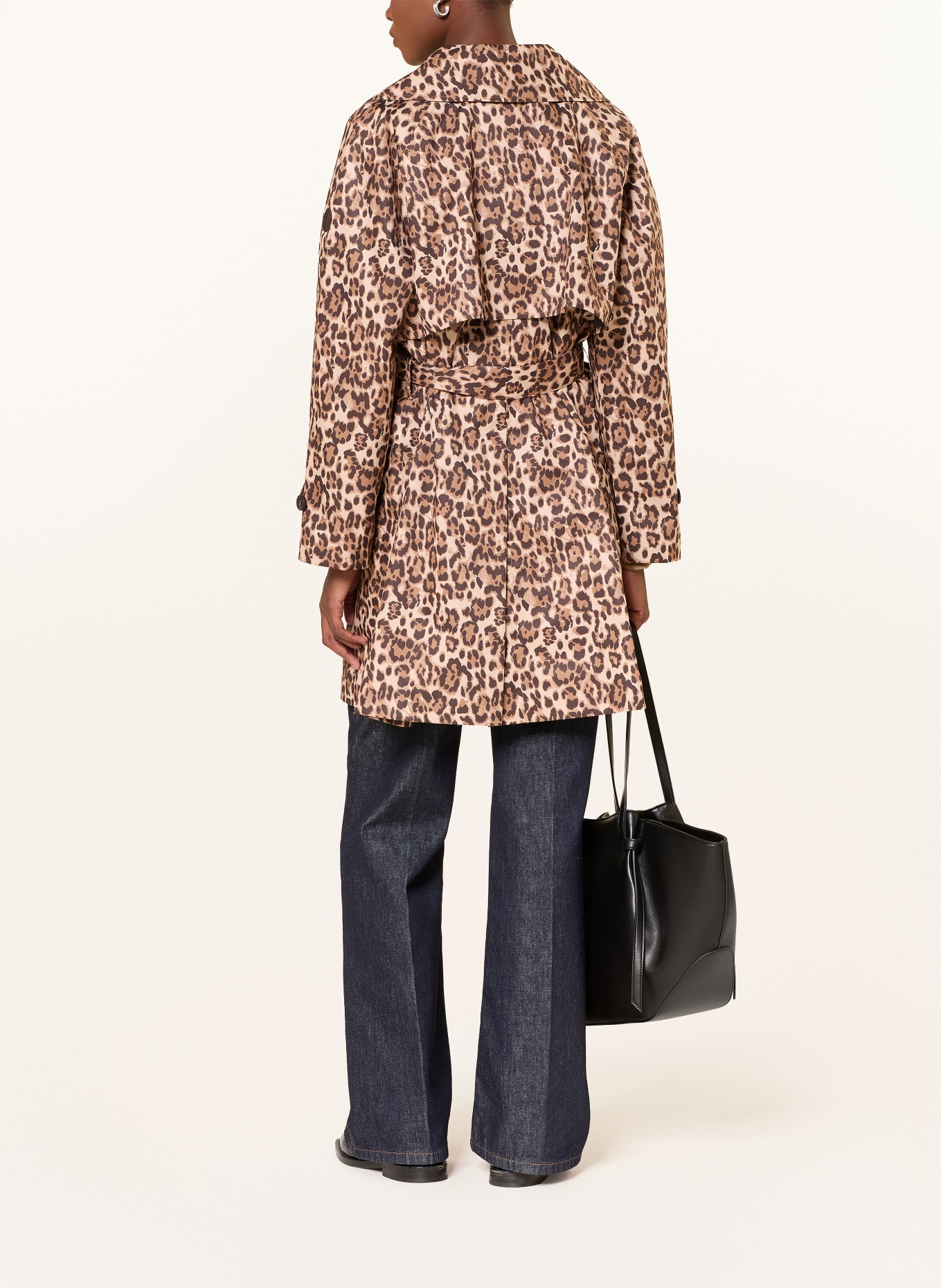 SAVE THE DUCK Trenchcoat TECLA: BEIGE / HELLBRAUN / DUNKELBRAUN