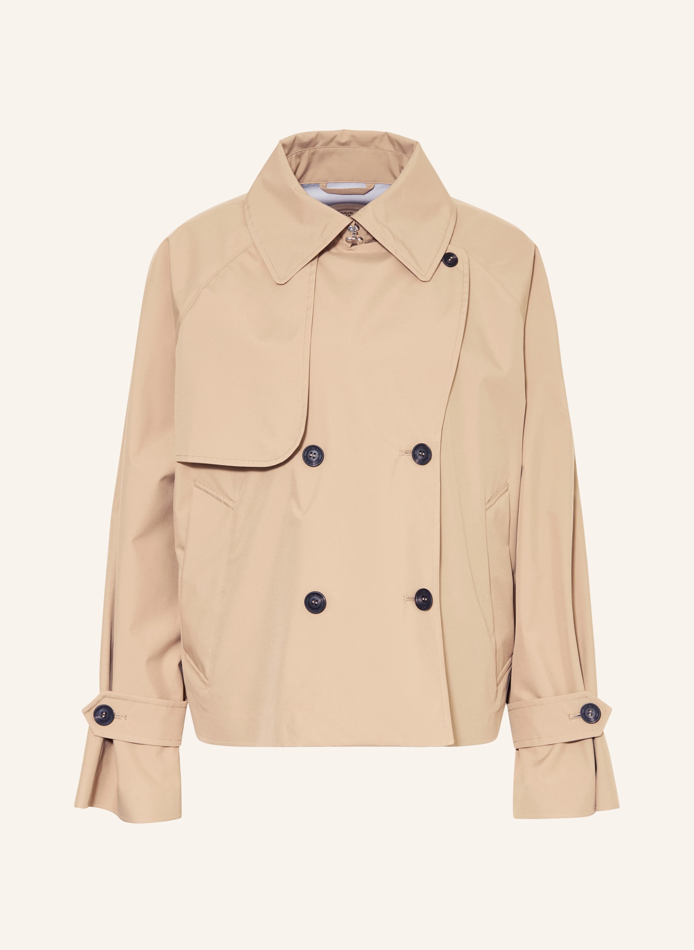 SAVE THE DUCK GARBO trench coat: CAMEL